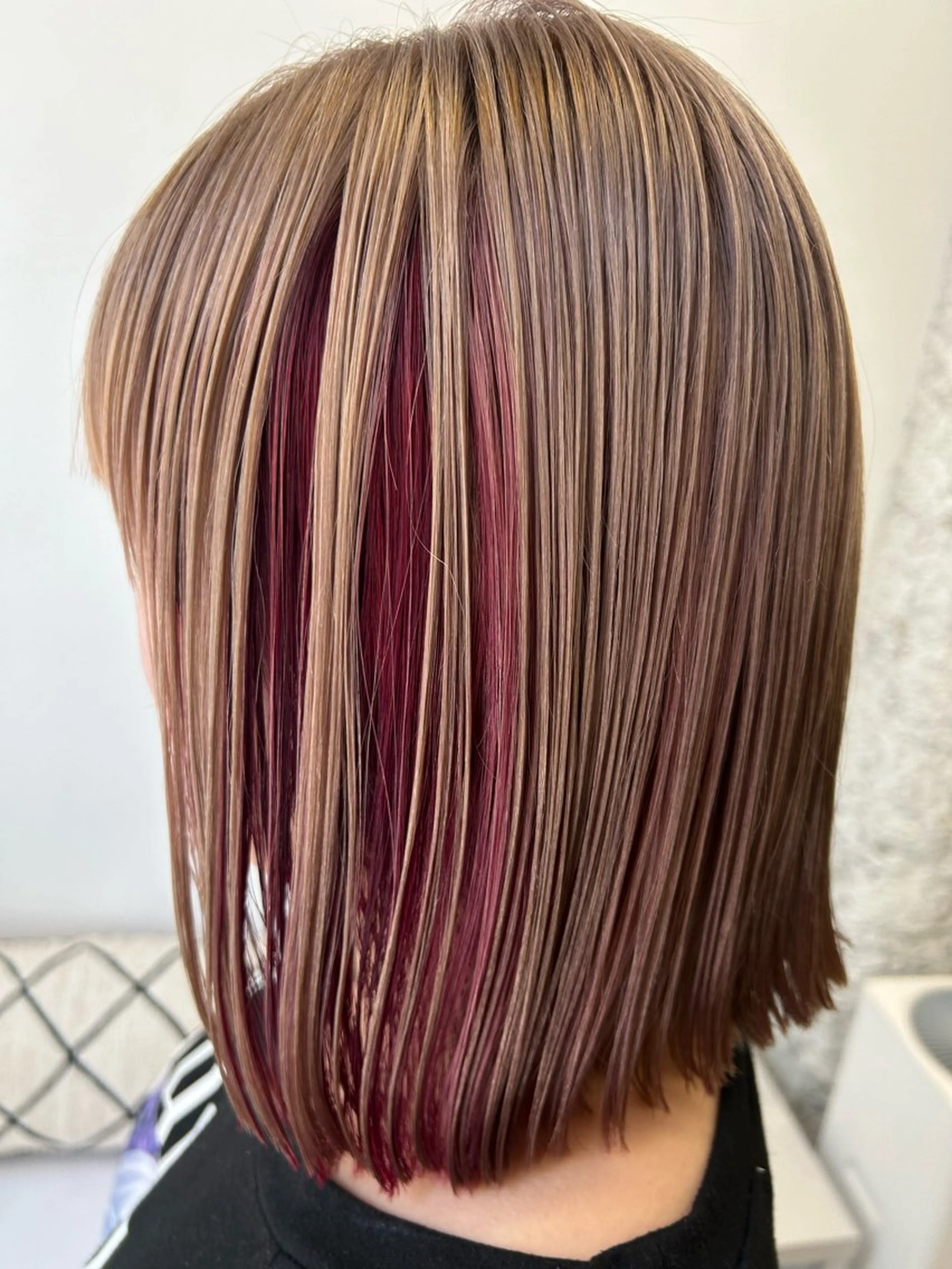 ミディアム カラー ベージュカラー ヘアカラー トリートメント 名古屋/伏見/花屋 併設/不破新のヘアスタイル