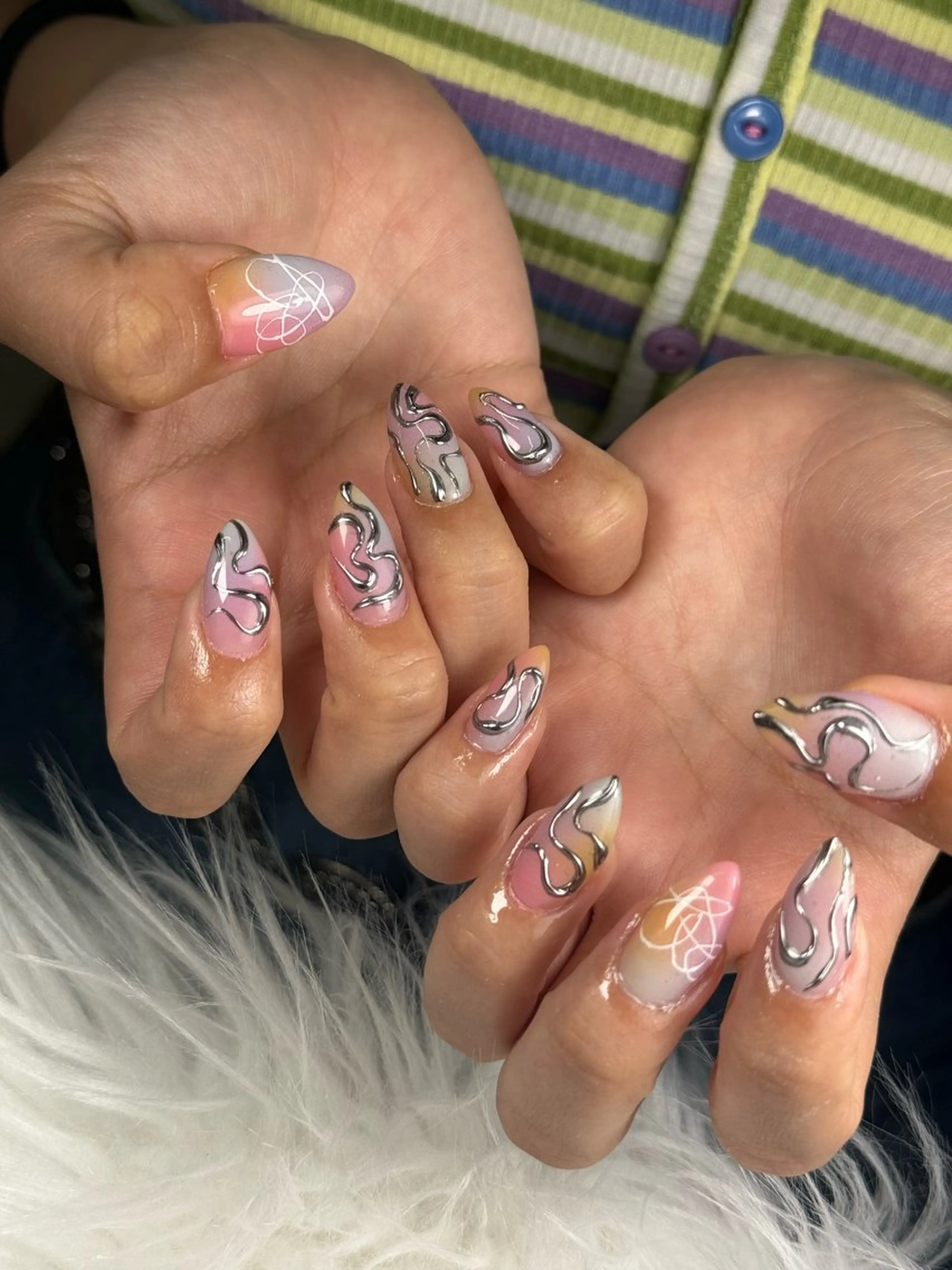 ネイル ハンドネイル Nail Salon L'arc所属・💊大阪/南船場 monica🧠のネイルデザイン