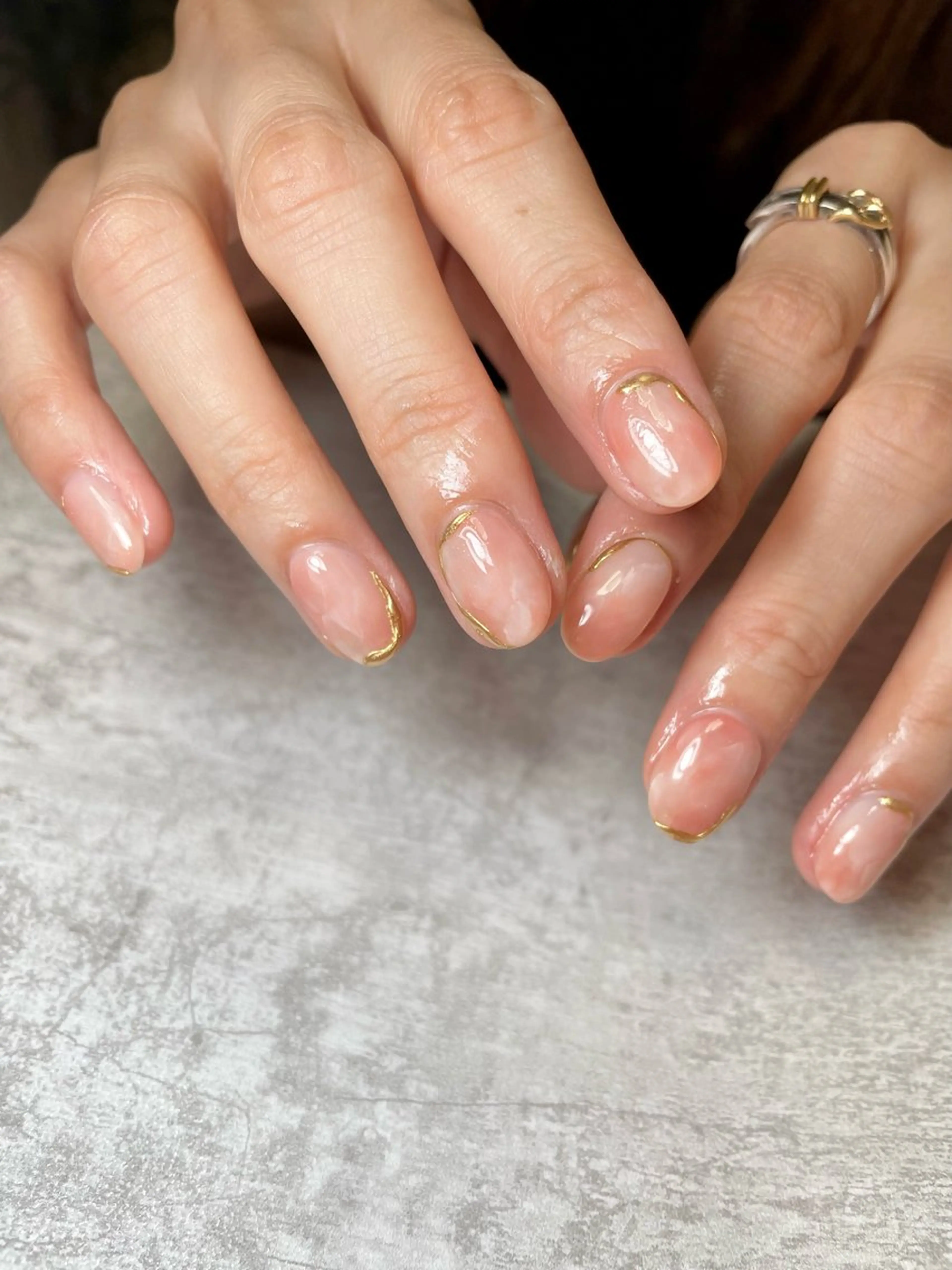 ネイル 持ち込み ニュアンスネイル BEAUTY GARDEN 【nail salon unseul】所属・nana .のネイルデザイン