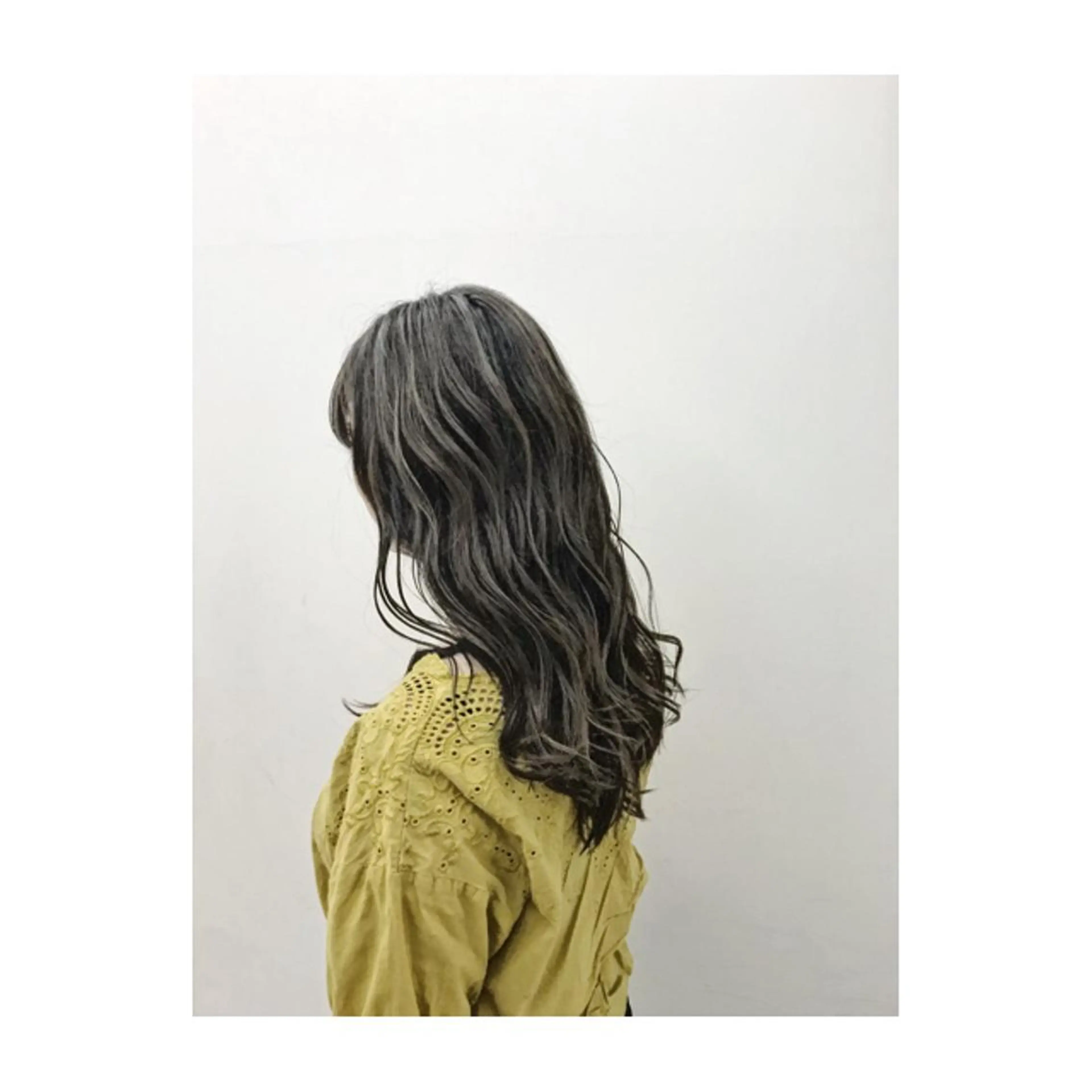 ロング カラー 永岡 鉄平のヘアスタイル