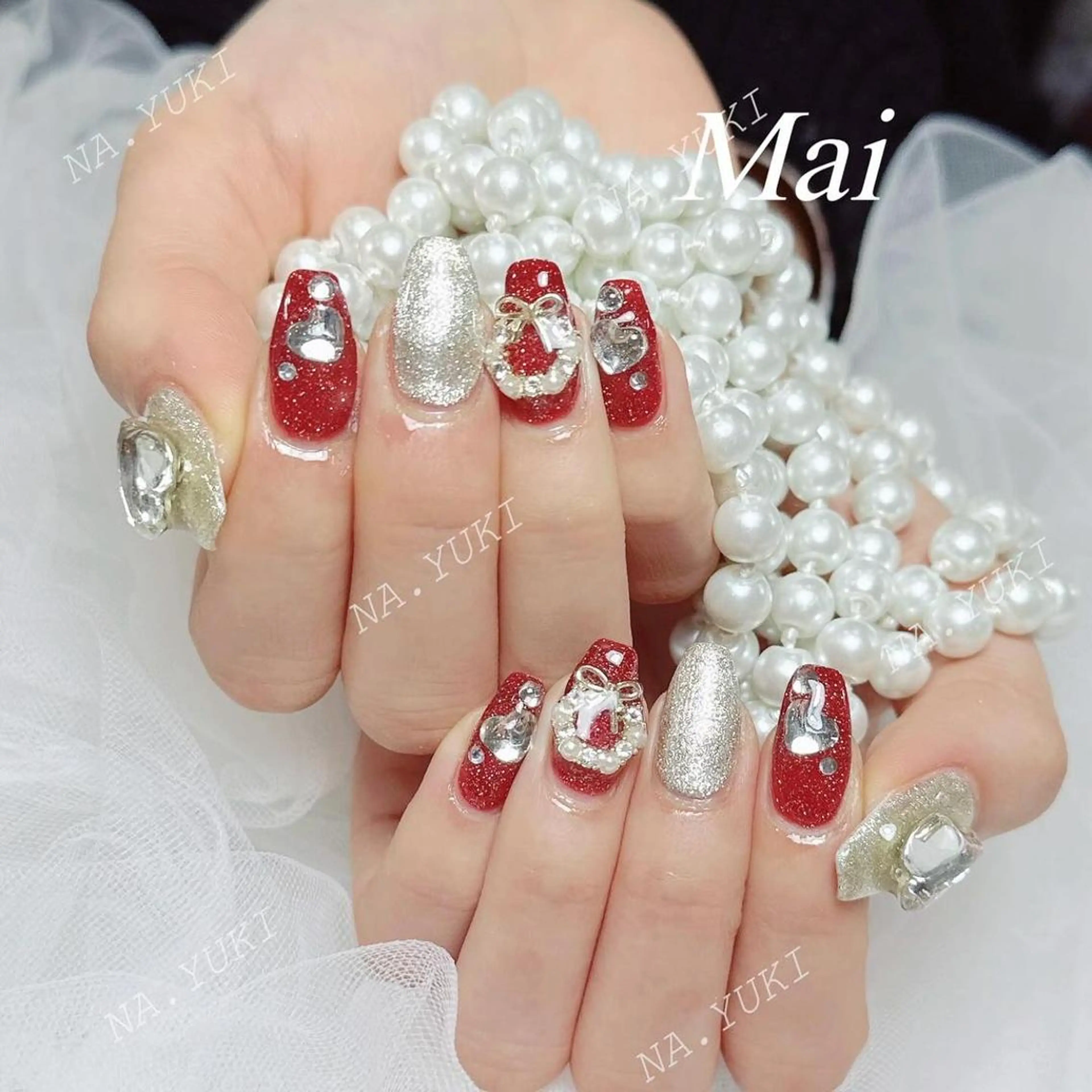 ネイル ハンドネイル ハンドケア 🌷 Mooning 🌷のネイルデザイン