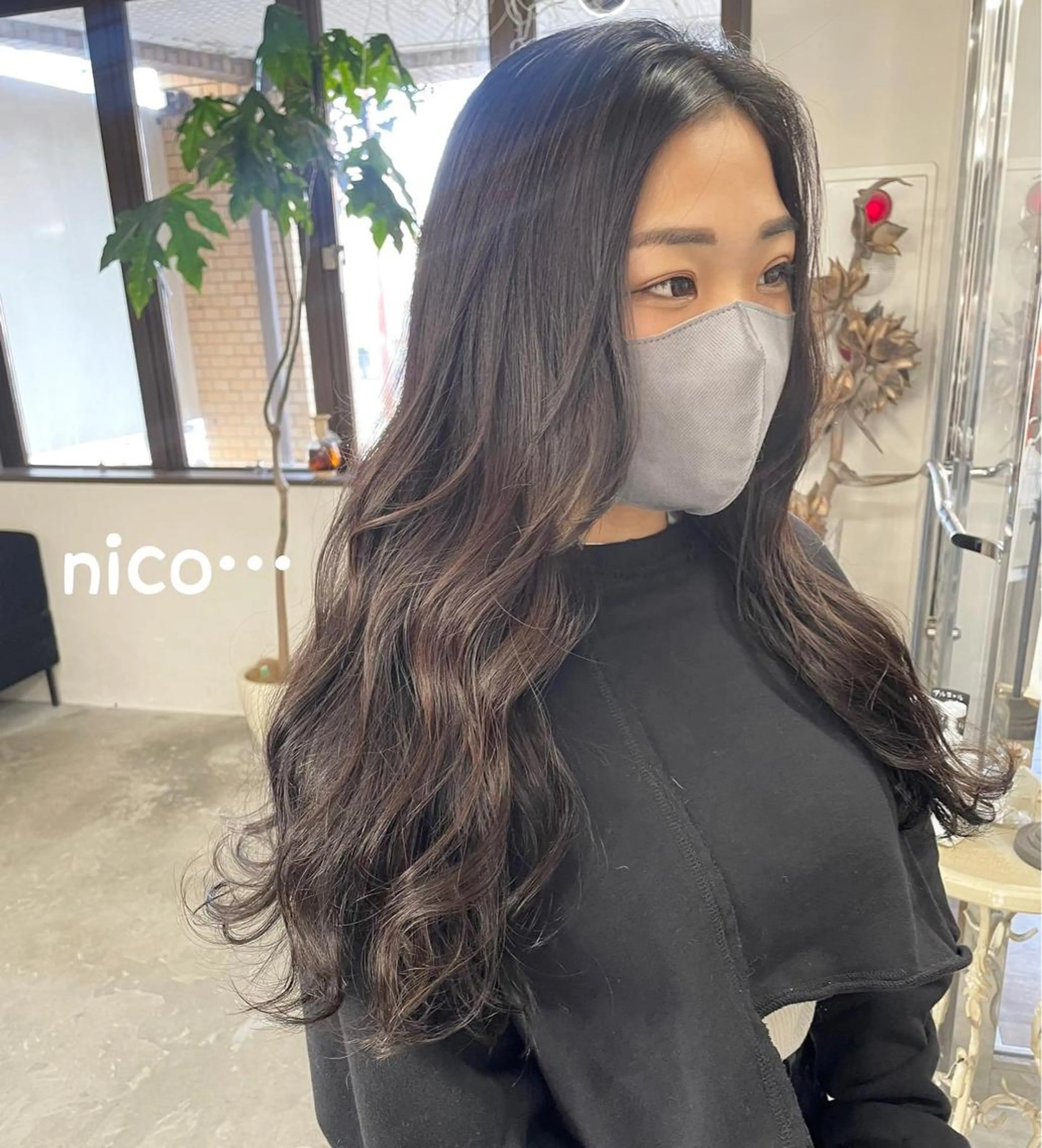 ロング 橋本 彩花のマツエク・マツパデザイン