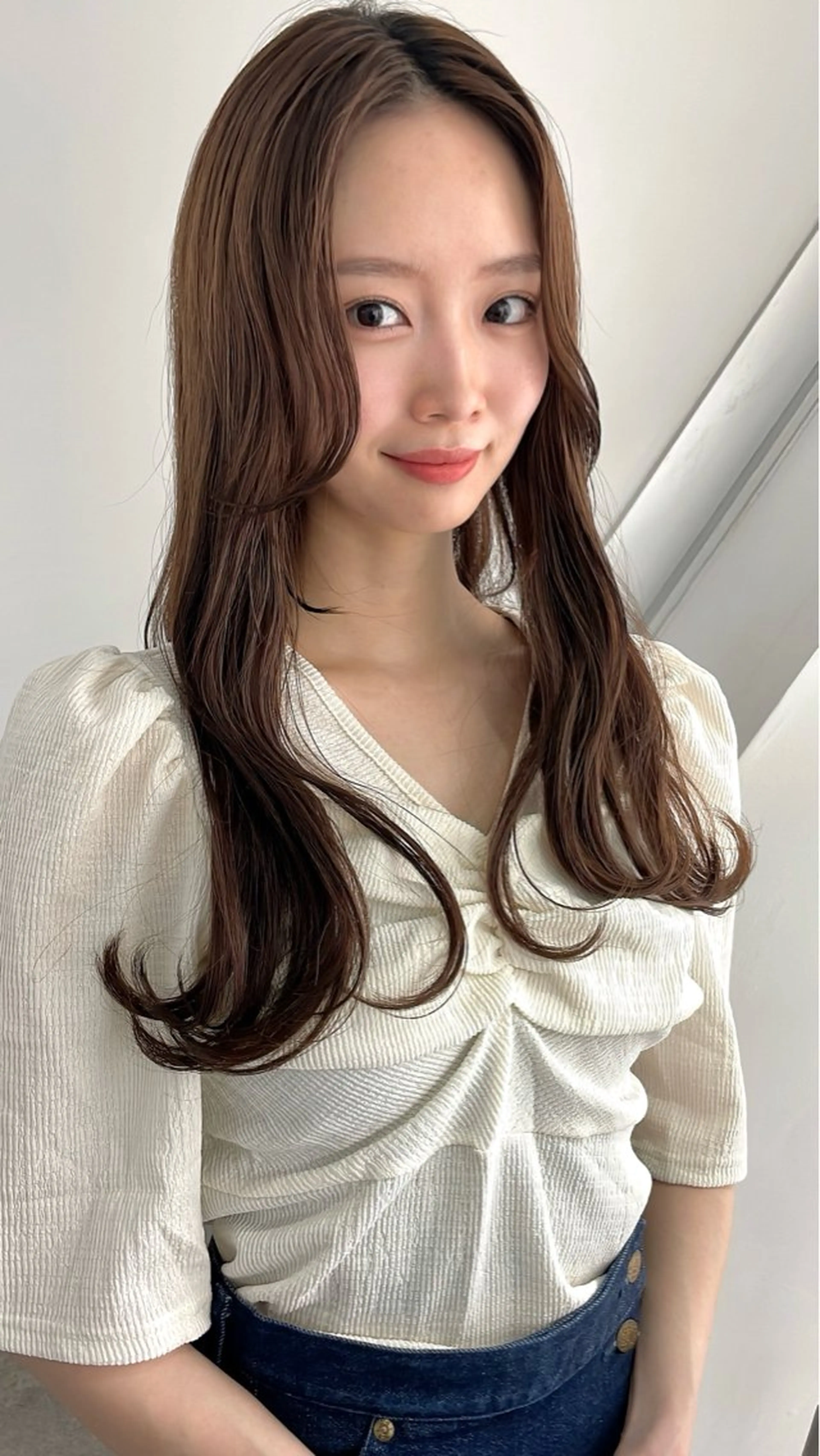 ロング ヘアカラー トリートメント soigné 表参道【ソワネ】所属・🖱️透明感カラー ×髪質改善Rikyuのヘアスタイル