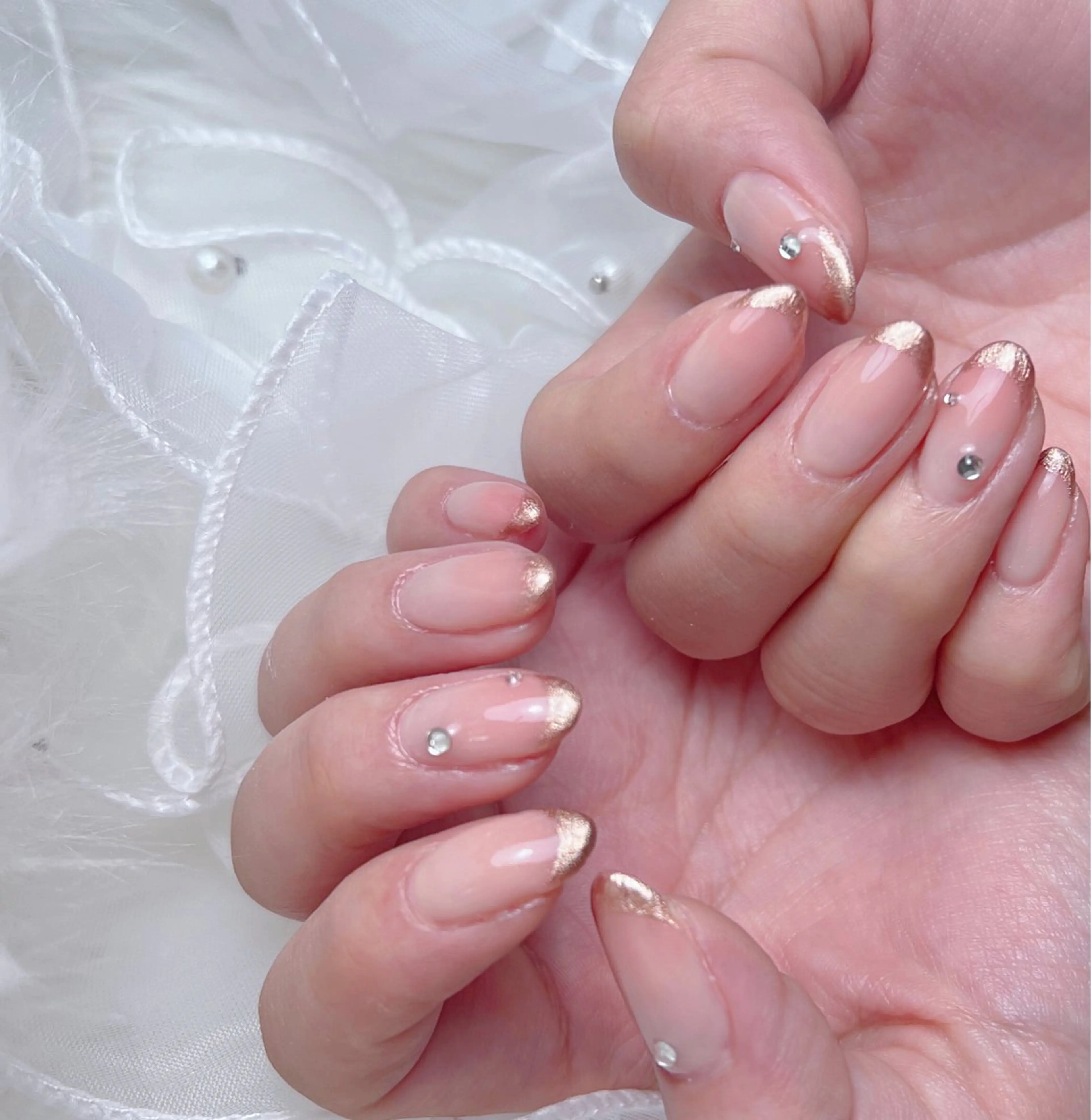 ネイル ハンドネイル 🦋y y Nail 🤍のネイルデザイン