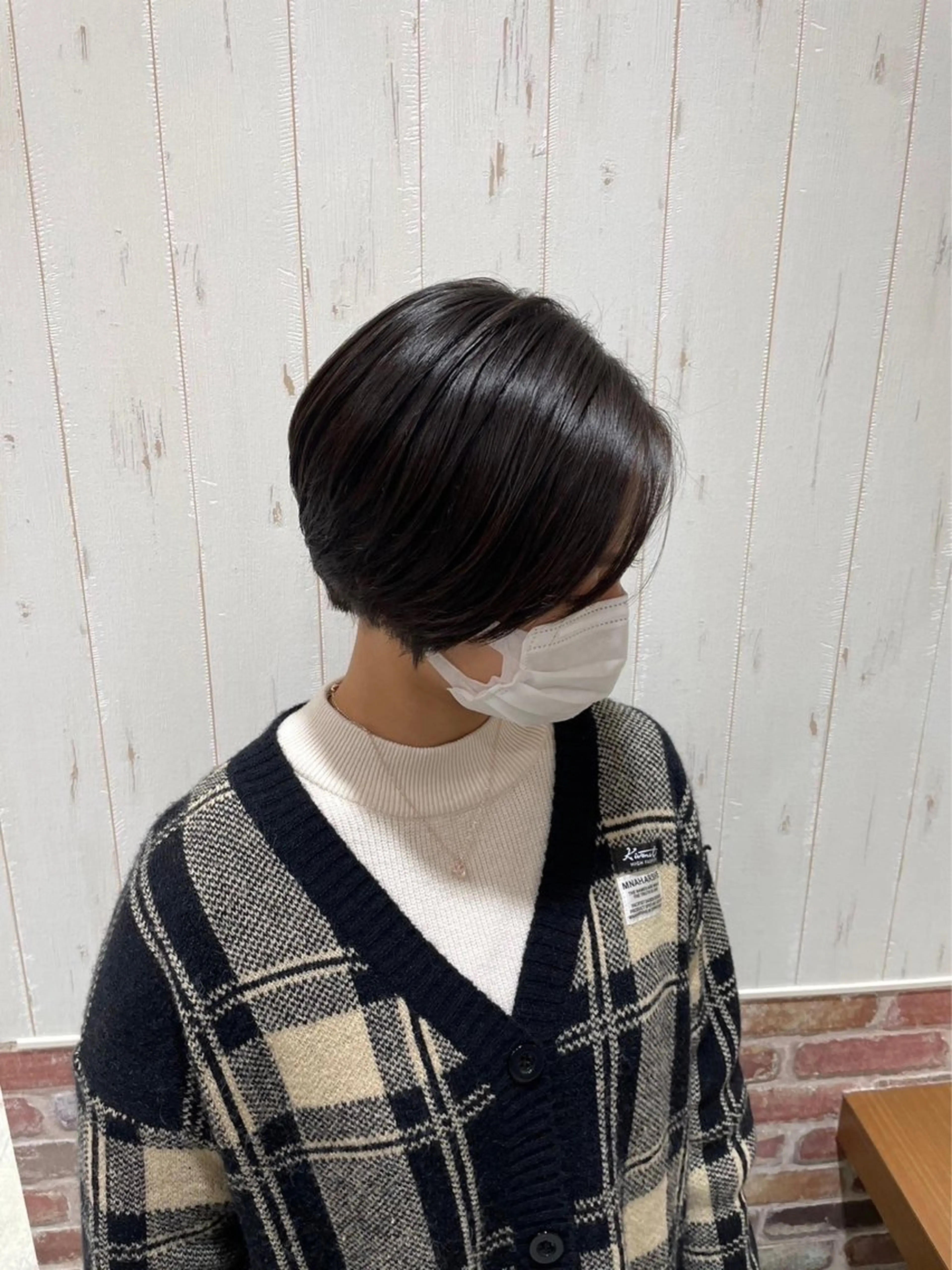 ショート ボブ ハイライト 髪質改善 ショートヘア hair salon FAN所属・FANスタイリスト Ⓜ️EIのヘアスタイル