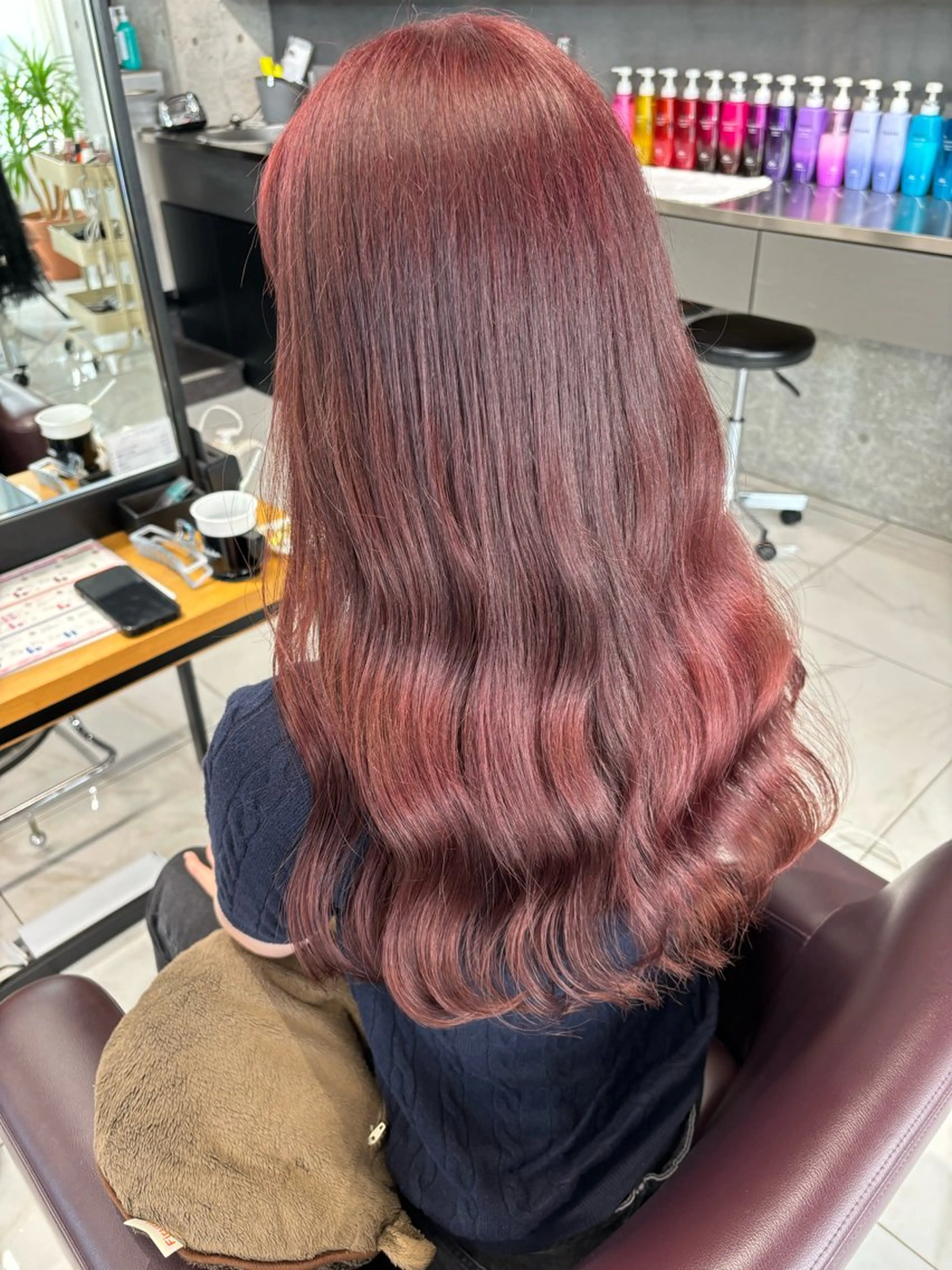 ロング カラー トリートメント ヘアカラー トリートメント Miyu🎀レイヤー ／透明感カラー🪽のヘアスタイル