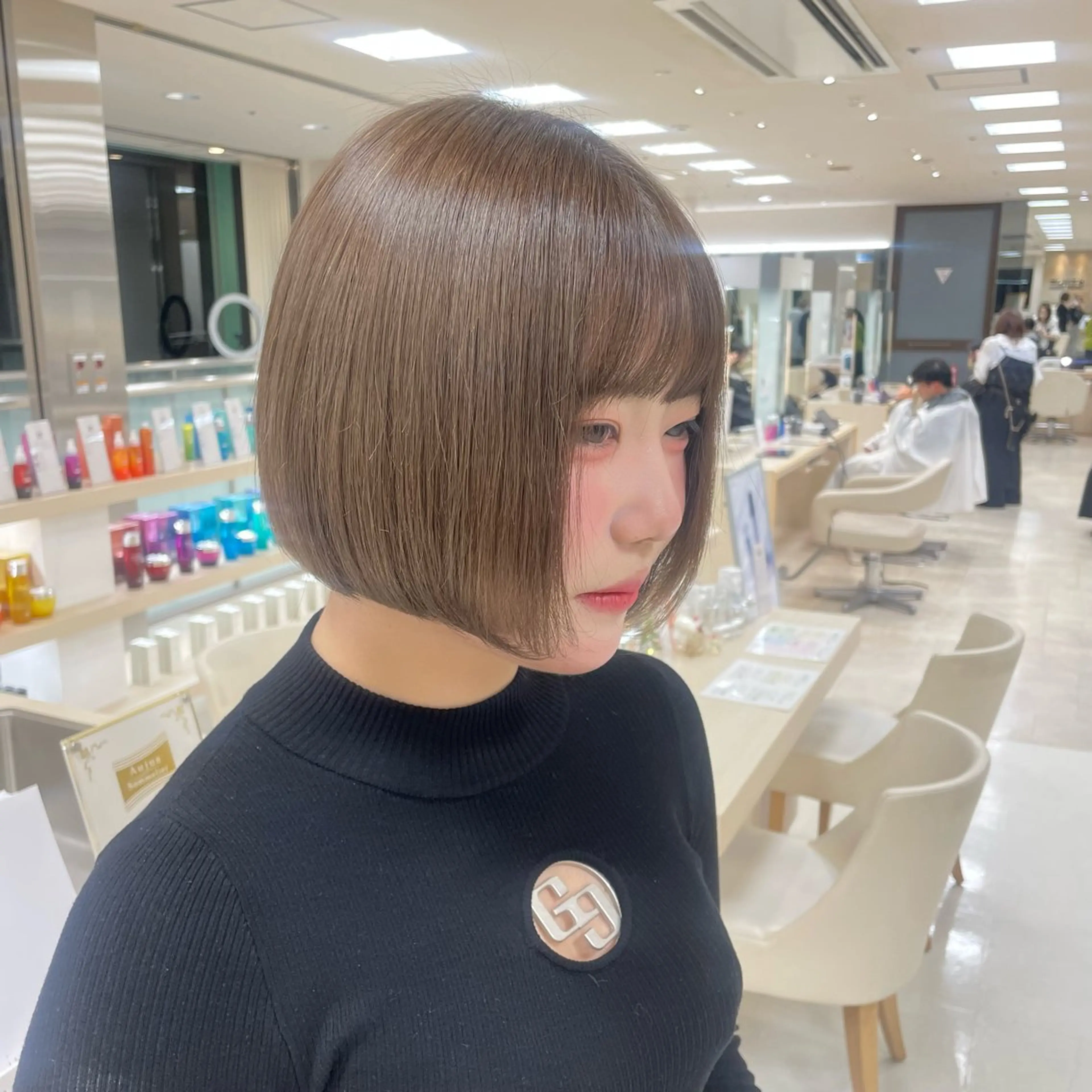 ショート カラー ヘアアレンジ ボブのスペシャリスト ·˖Reika·˖✩のヘアスタイル