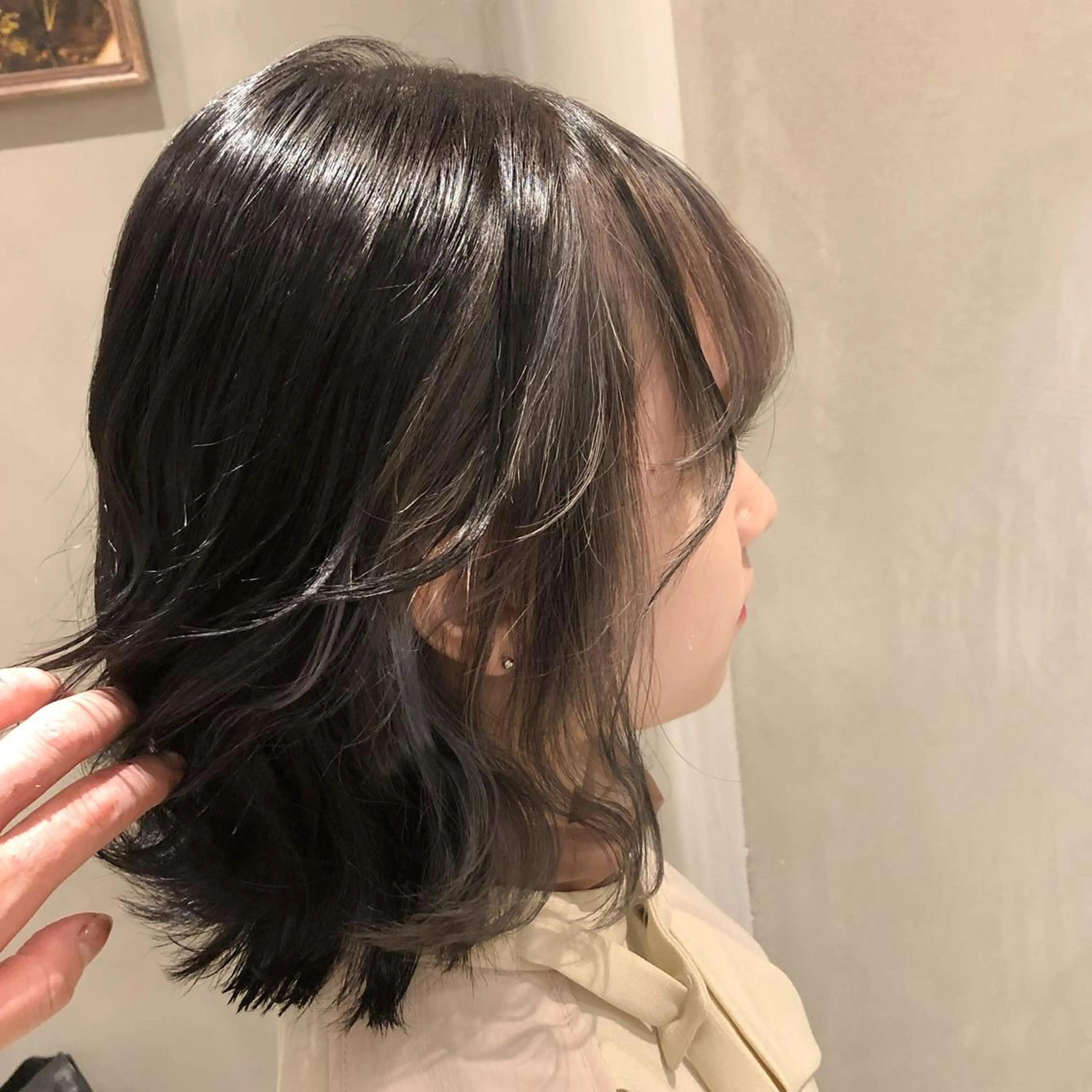 ショート カラー パーマ ヘアアレンジ ミストバング  フェイスフレーミング カット ヘアカラー トリートメント 顔周りcut・ご相談 ＝新宿しずく🇰🇷のヘアスタイル