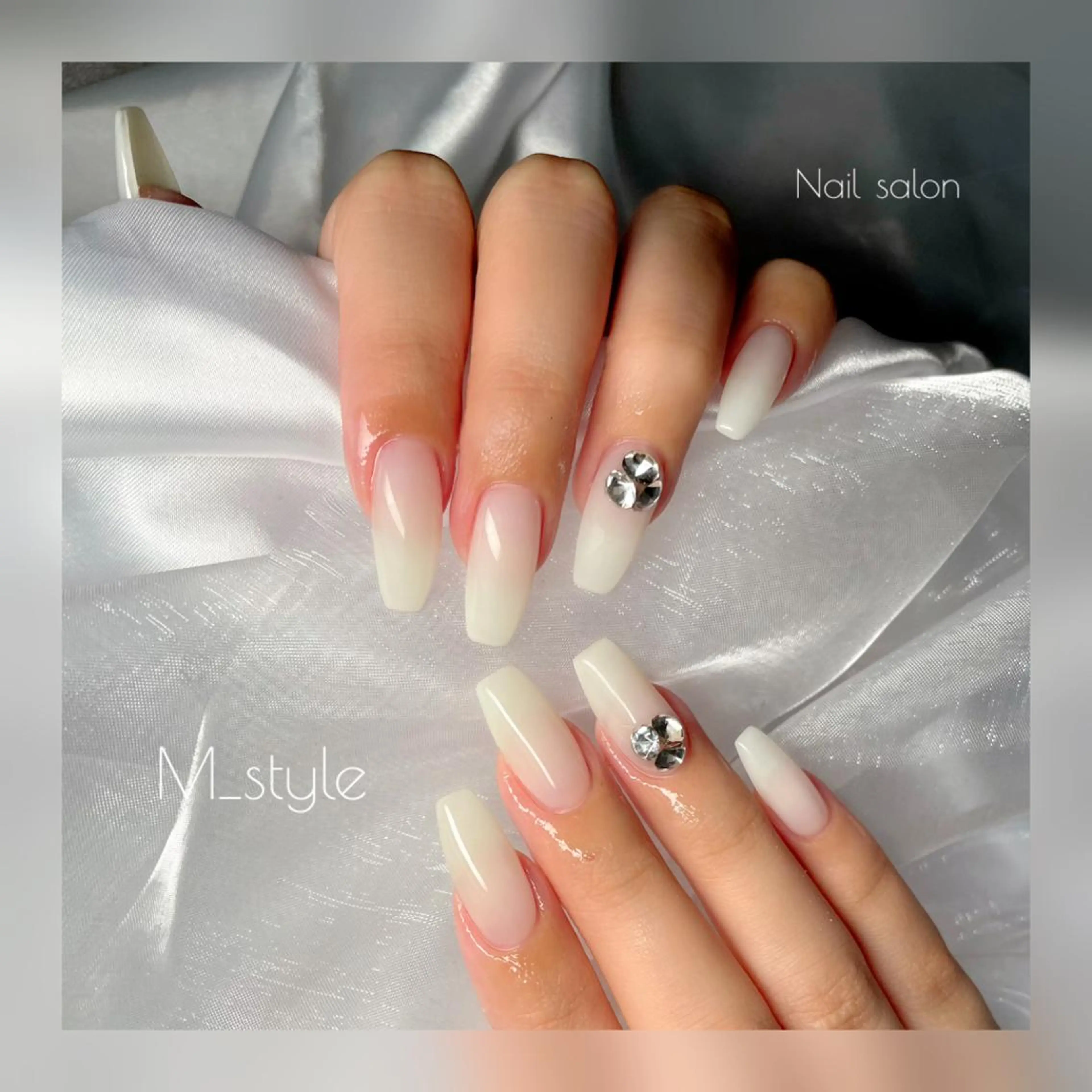 ロング ネイル 下妻市ﾈｲﾙｻﾛﾝ M_styleのネイルデザイン