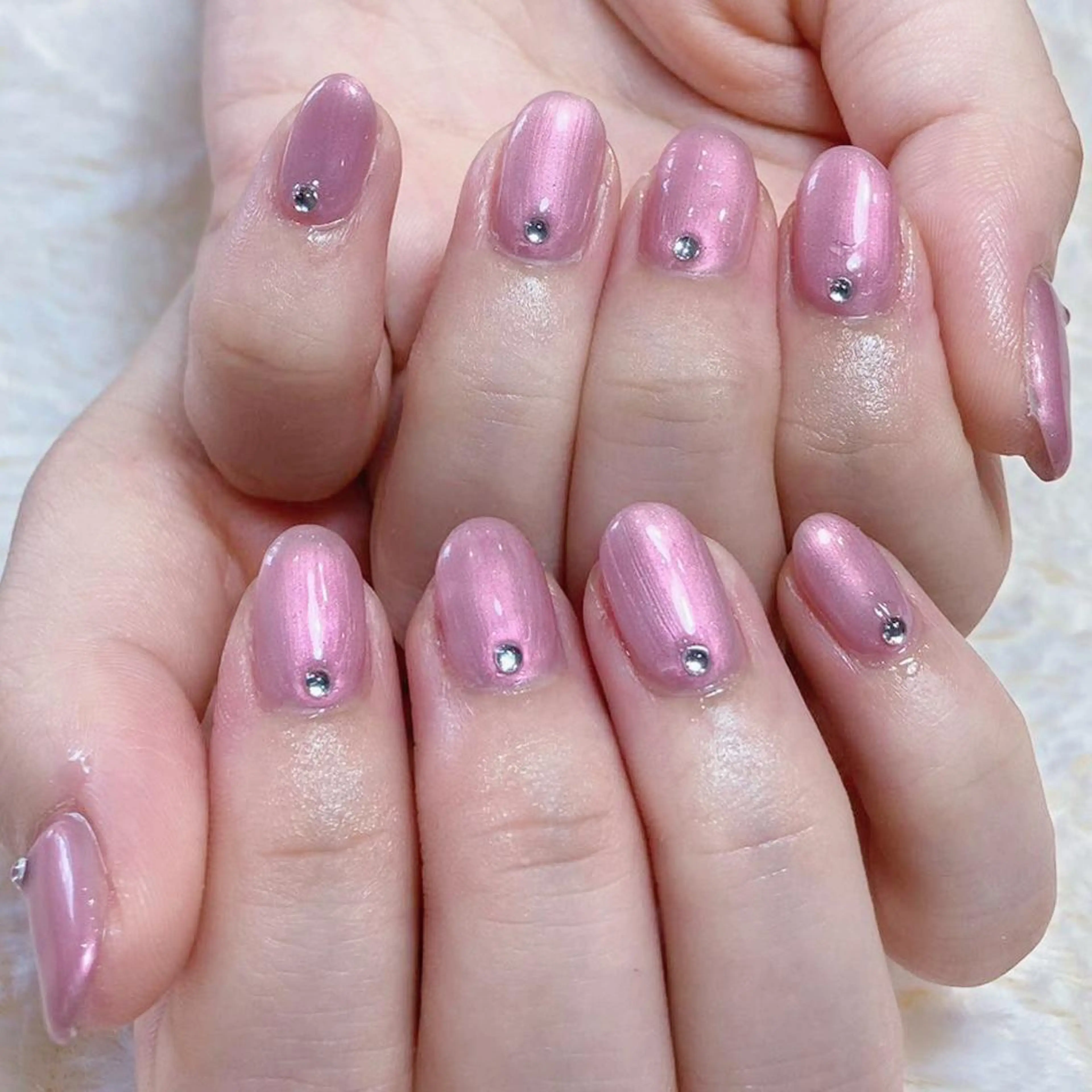 🌸ワンカラーor ラメグラデ＋10ストーンor パールの写真