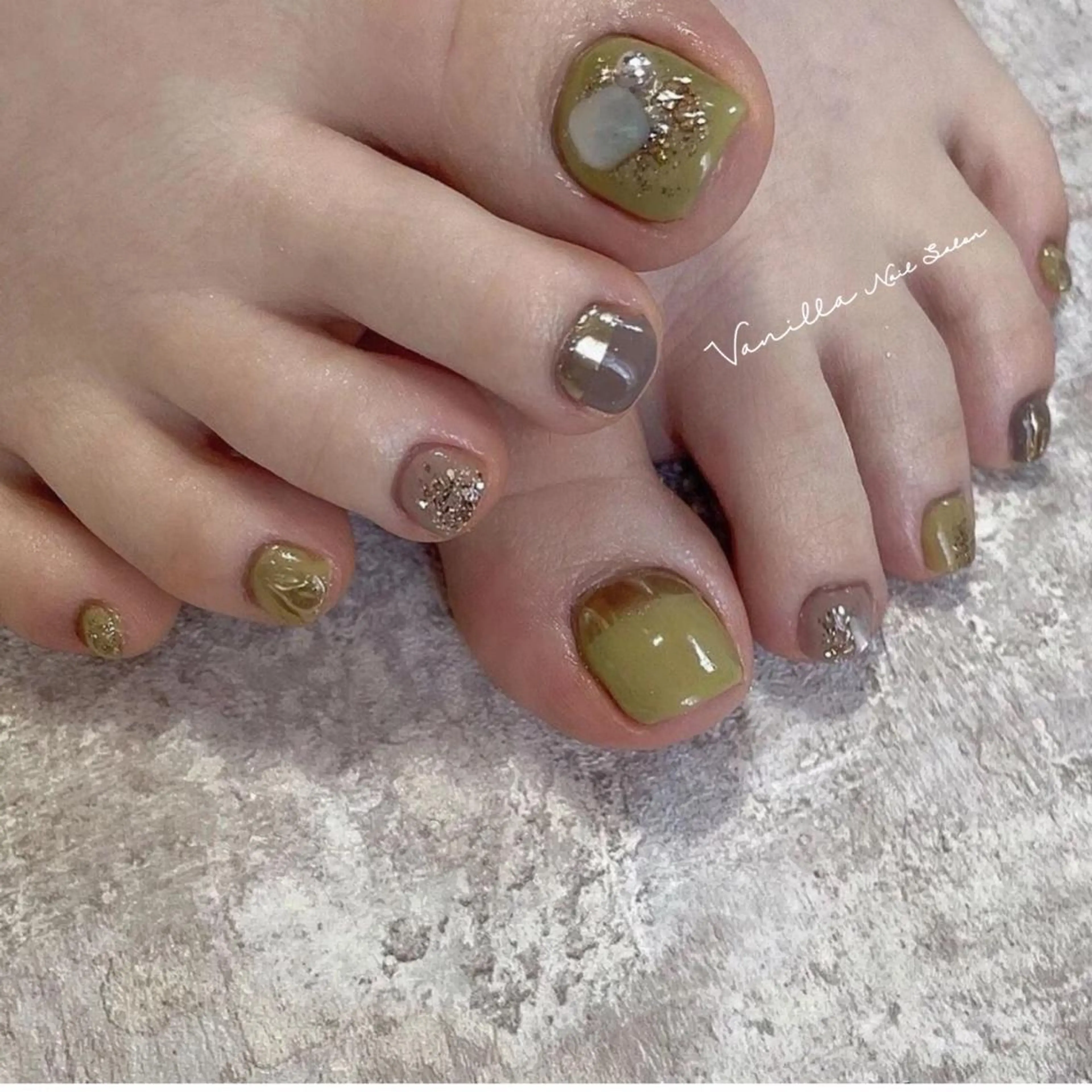 ネイル フットネイル Vanilla ネイルサロン 西川口のネイルデザイン