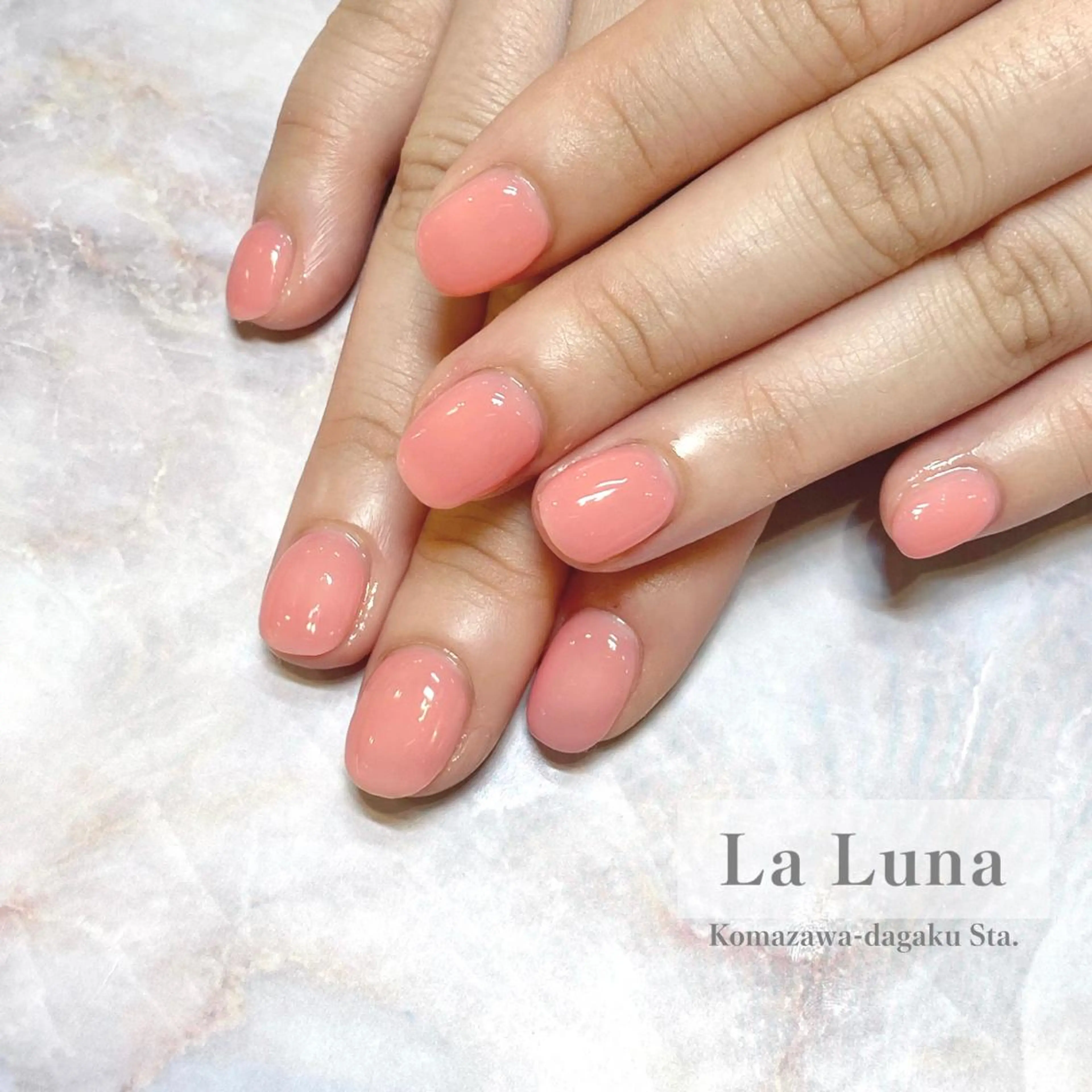 ネイル ワンカラーネイル ＬａＬｕｎａ🌙 natsukiのネイルデザイン