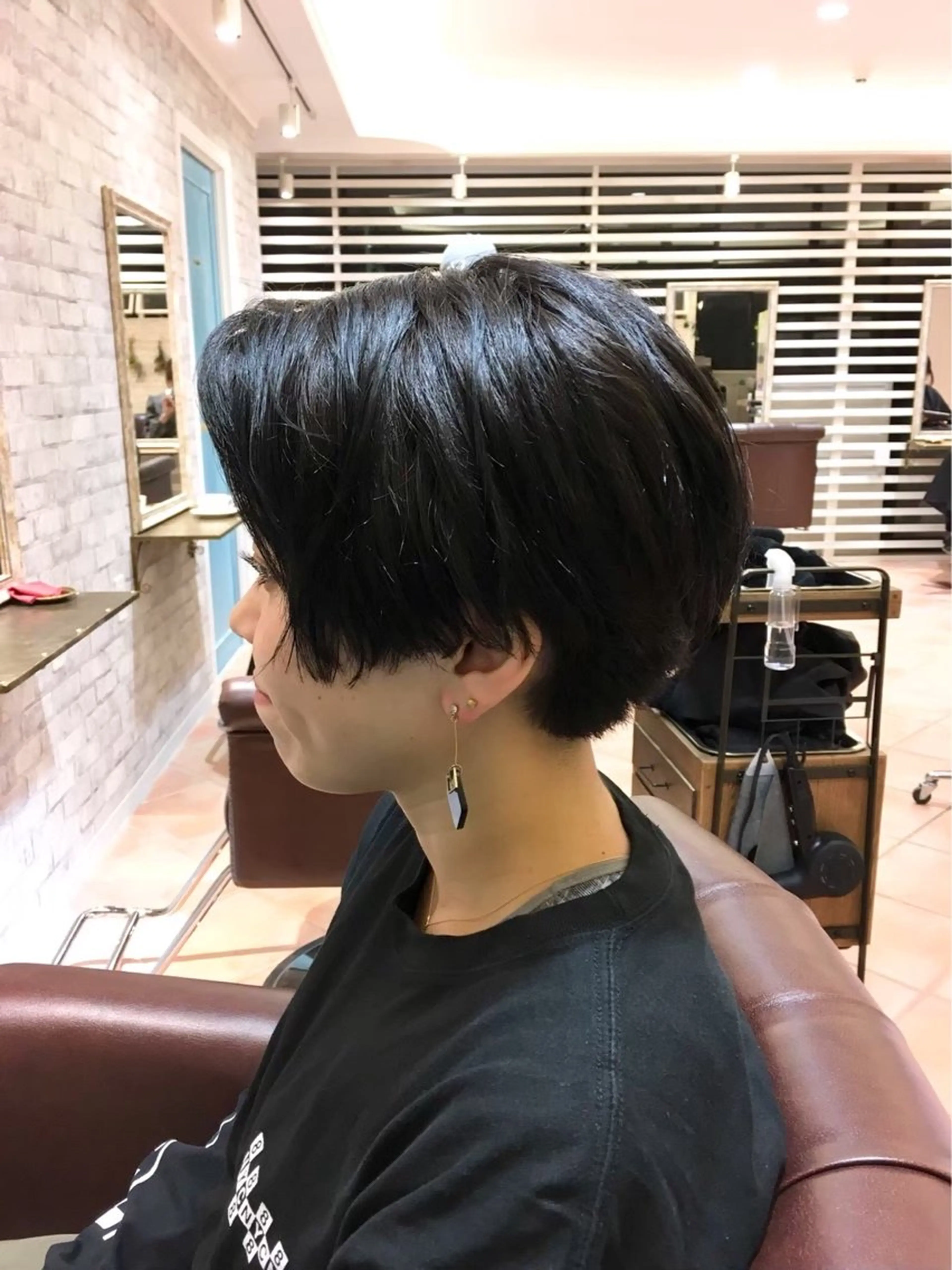 ショート ハイライト 髪質改善 縮毛矯正 トリートメント 艶髪/髪質改善/ NATSUKI🍯のヘアスタイル