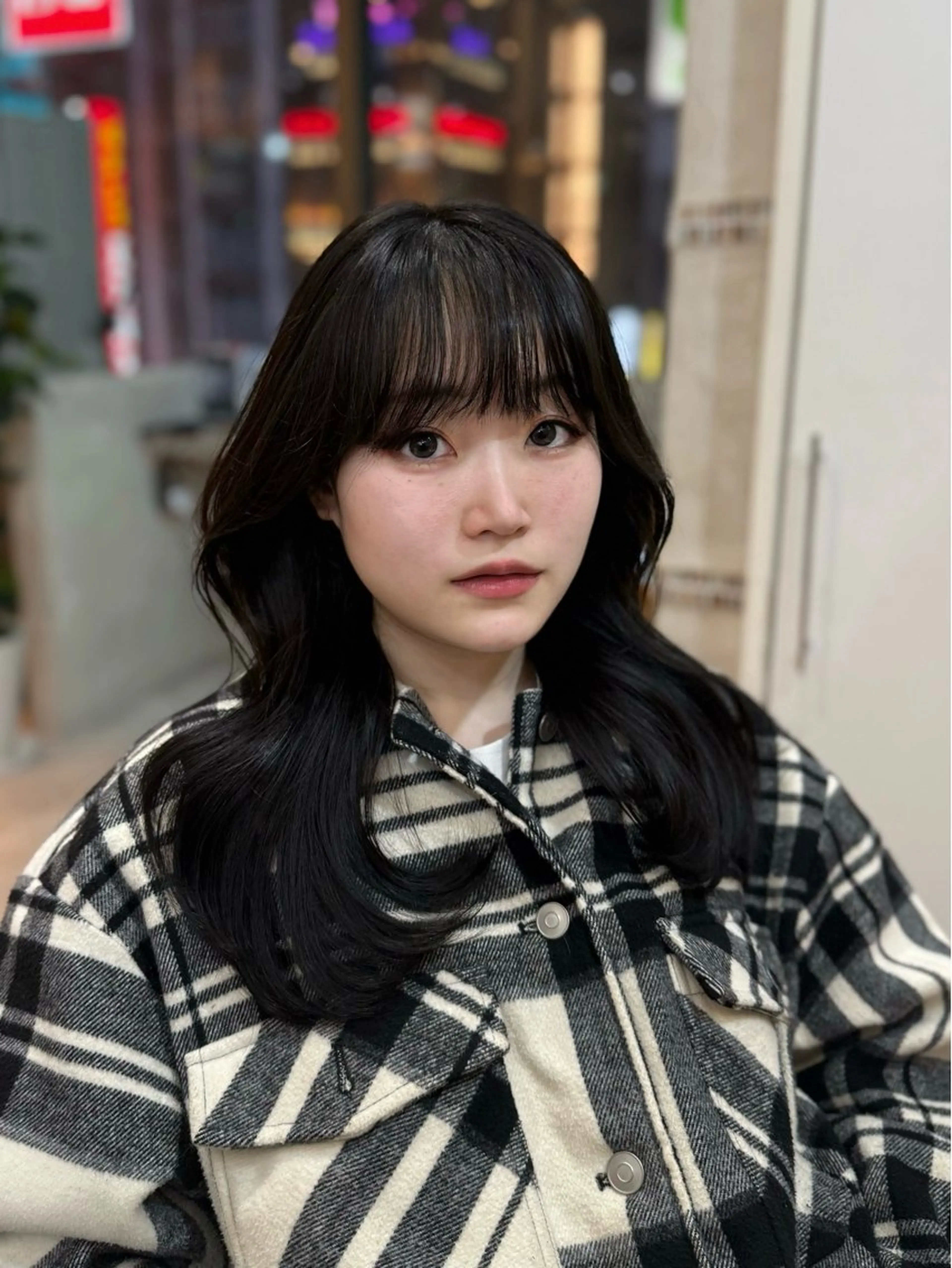 【🇰🇷韓国ヘア🇰🇷】レイヤーカット+艶カラー+トリートメント🌟の写真