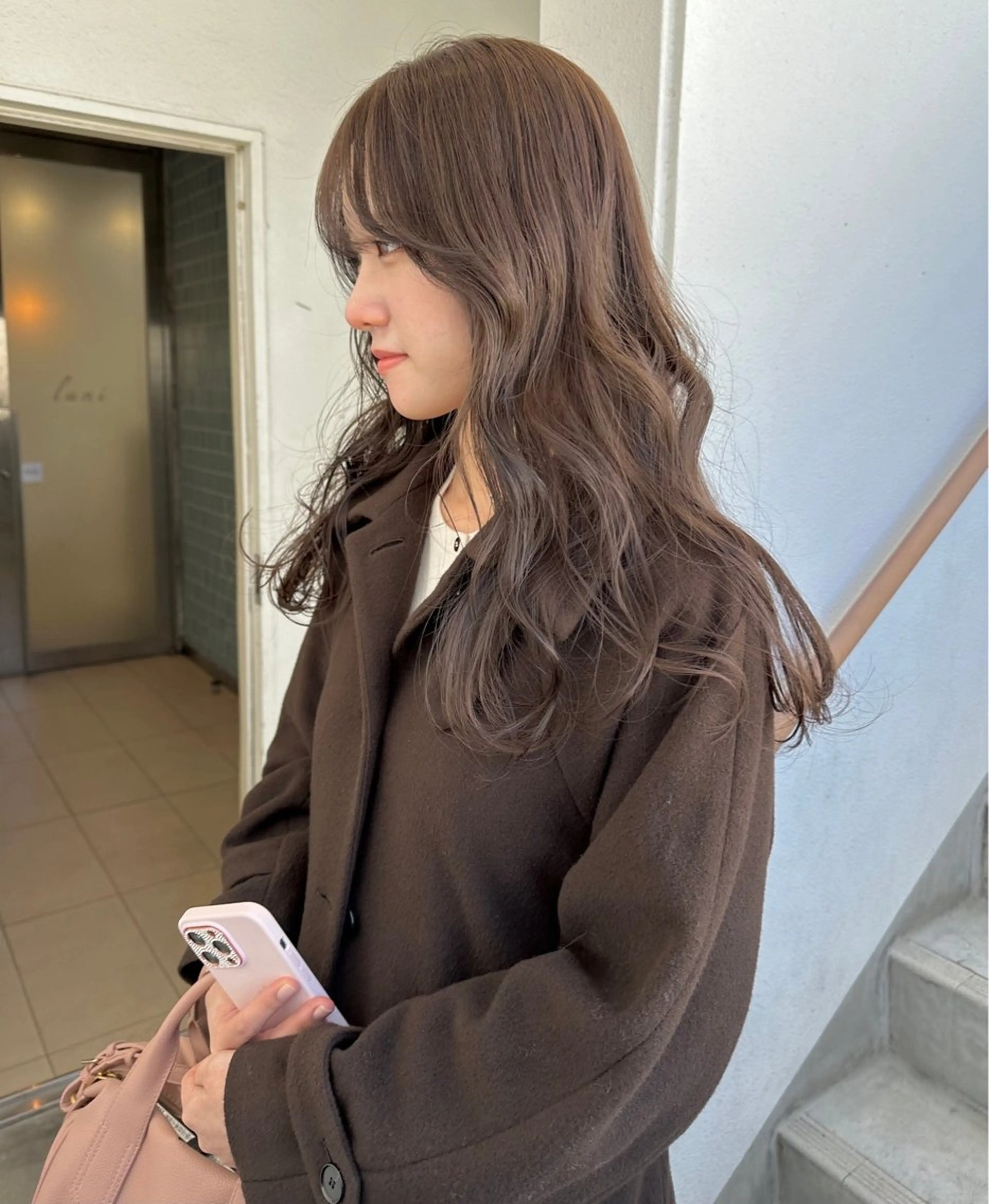 ロング カラー ヘアアレンジ ベージュカラー ブリーチ ケアブリーチ ダブルカラー ハイライトカラー lani 天神大名/ブリーチのヘアスタイル