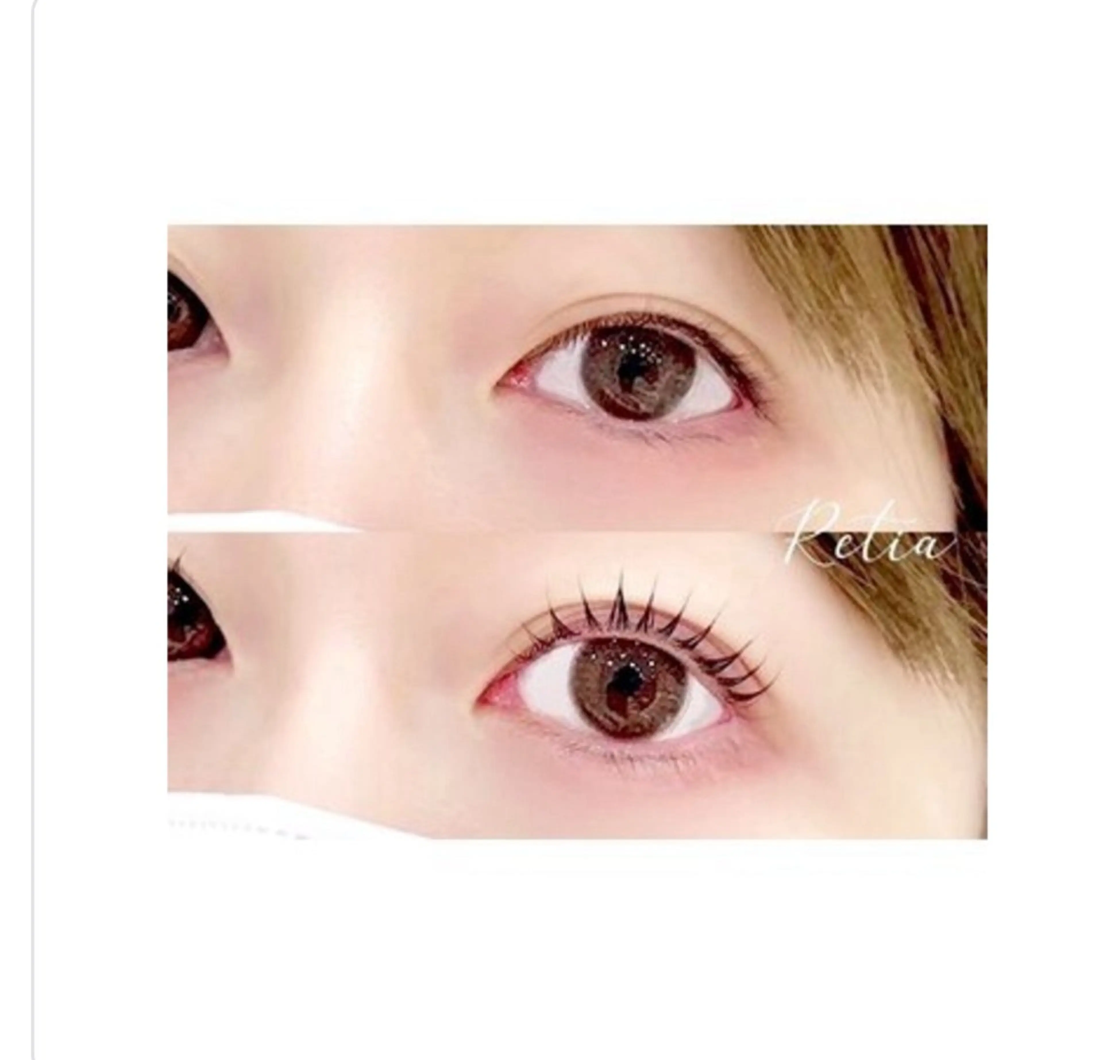 Retia　レティア　博多駅前店所属・Retia 博多駅前 コバヤシのマツエク・マツパデザイン