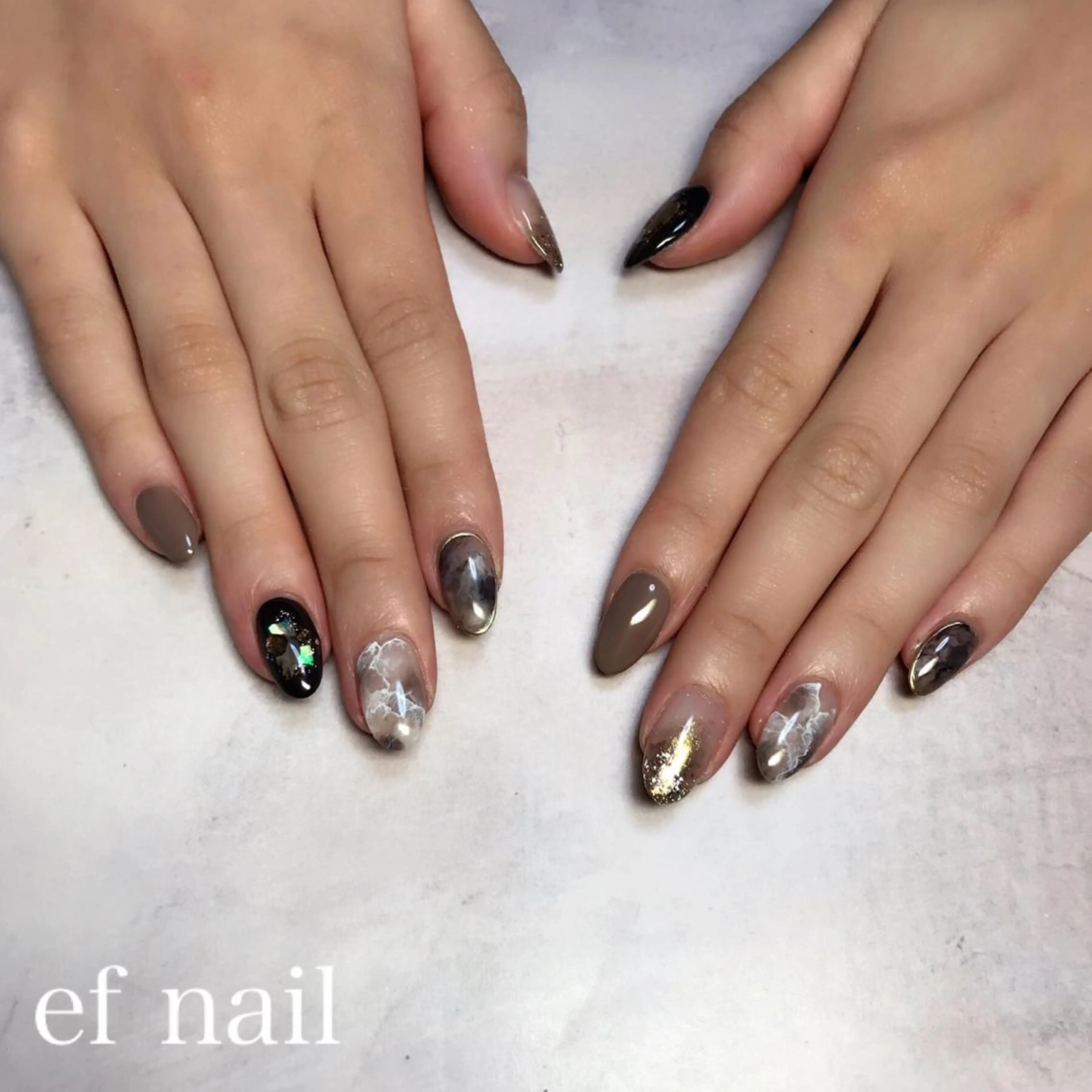 ネイル ハンドネイル ef nailのネイルデザイン