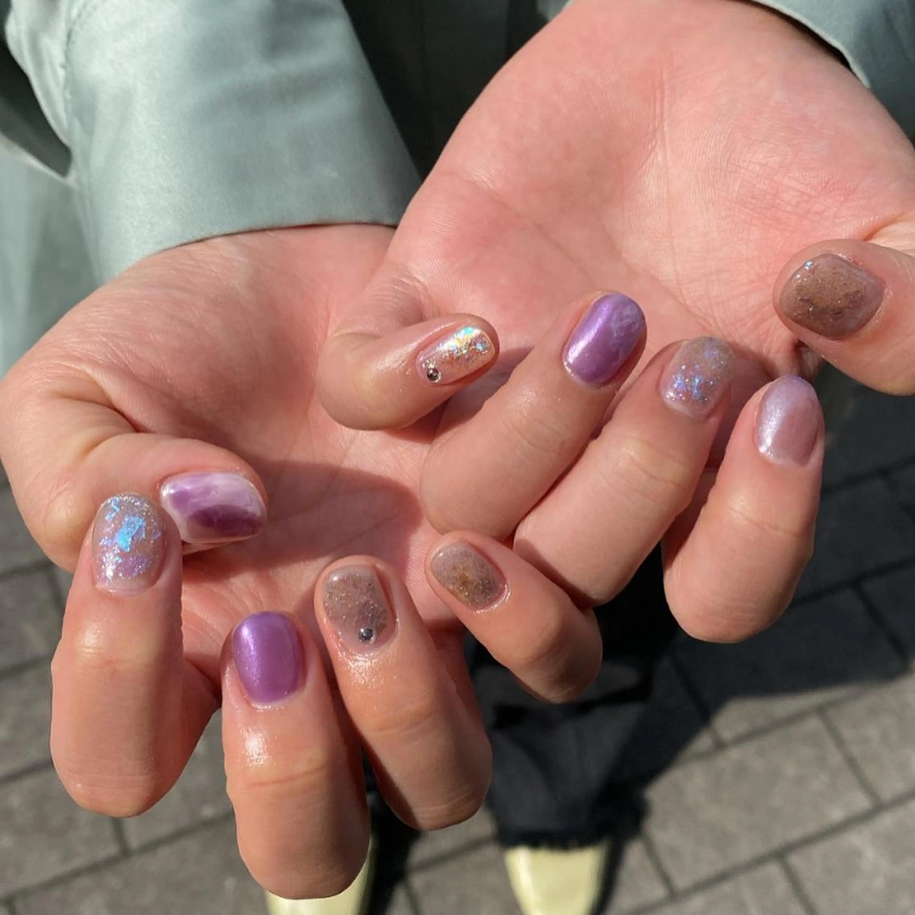 ネイル ニュアンスネイル 梶山 美月のネイルデザイン