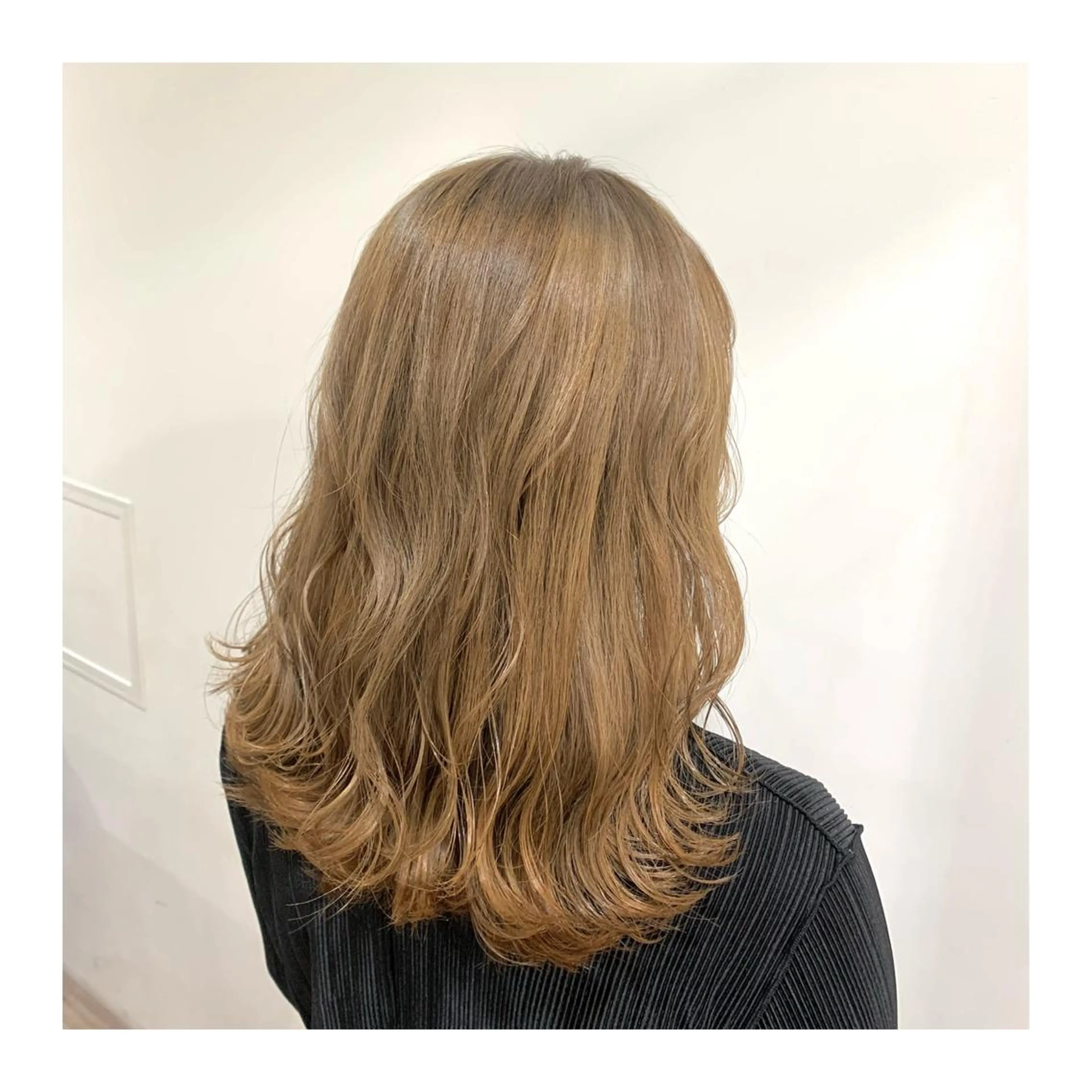 ロング カラー カット あべ ゆうかのヘアスタイル