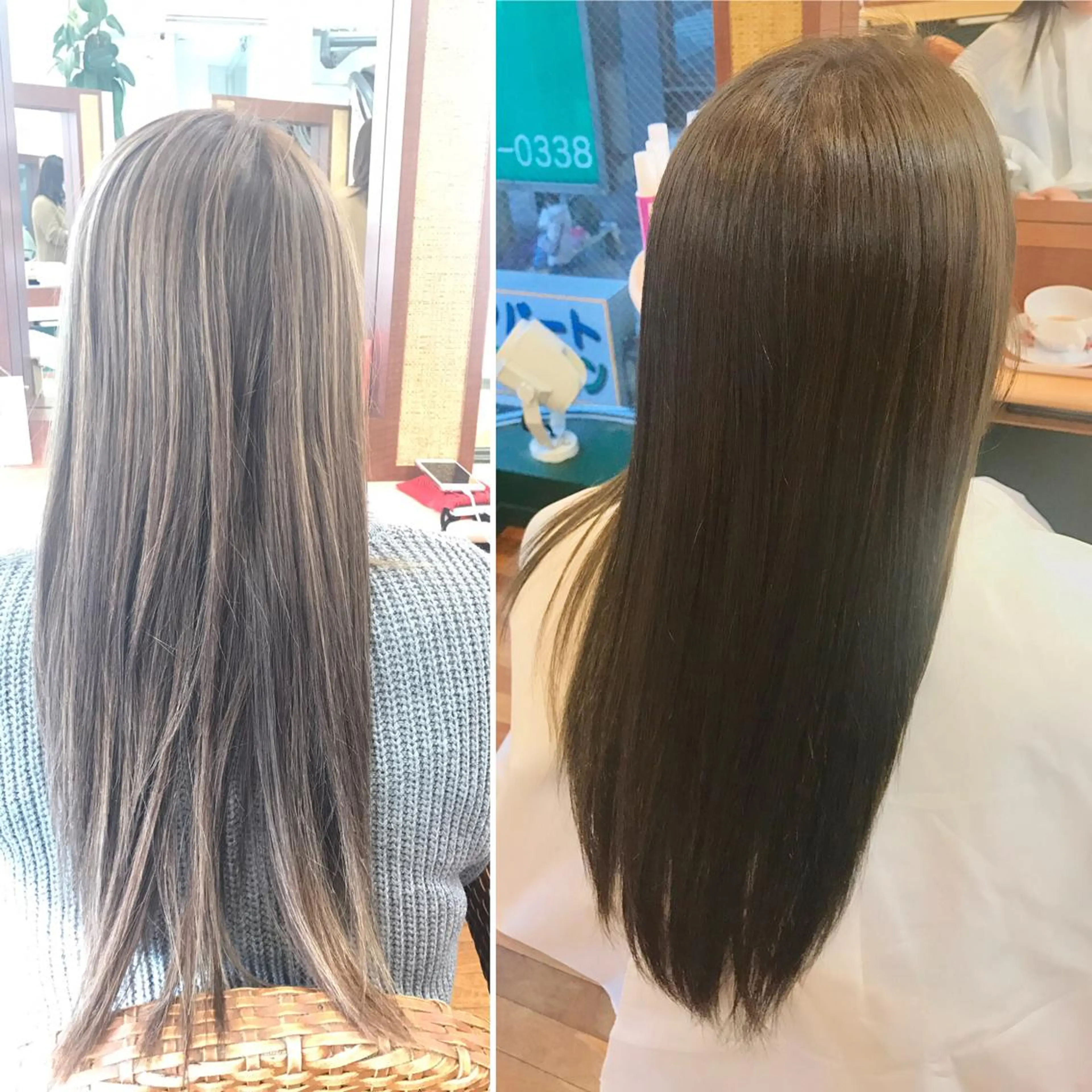 ロング カラー 透明感カラー PANOLA所属・加藤 理沙のヘアスタイル