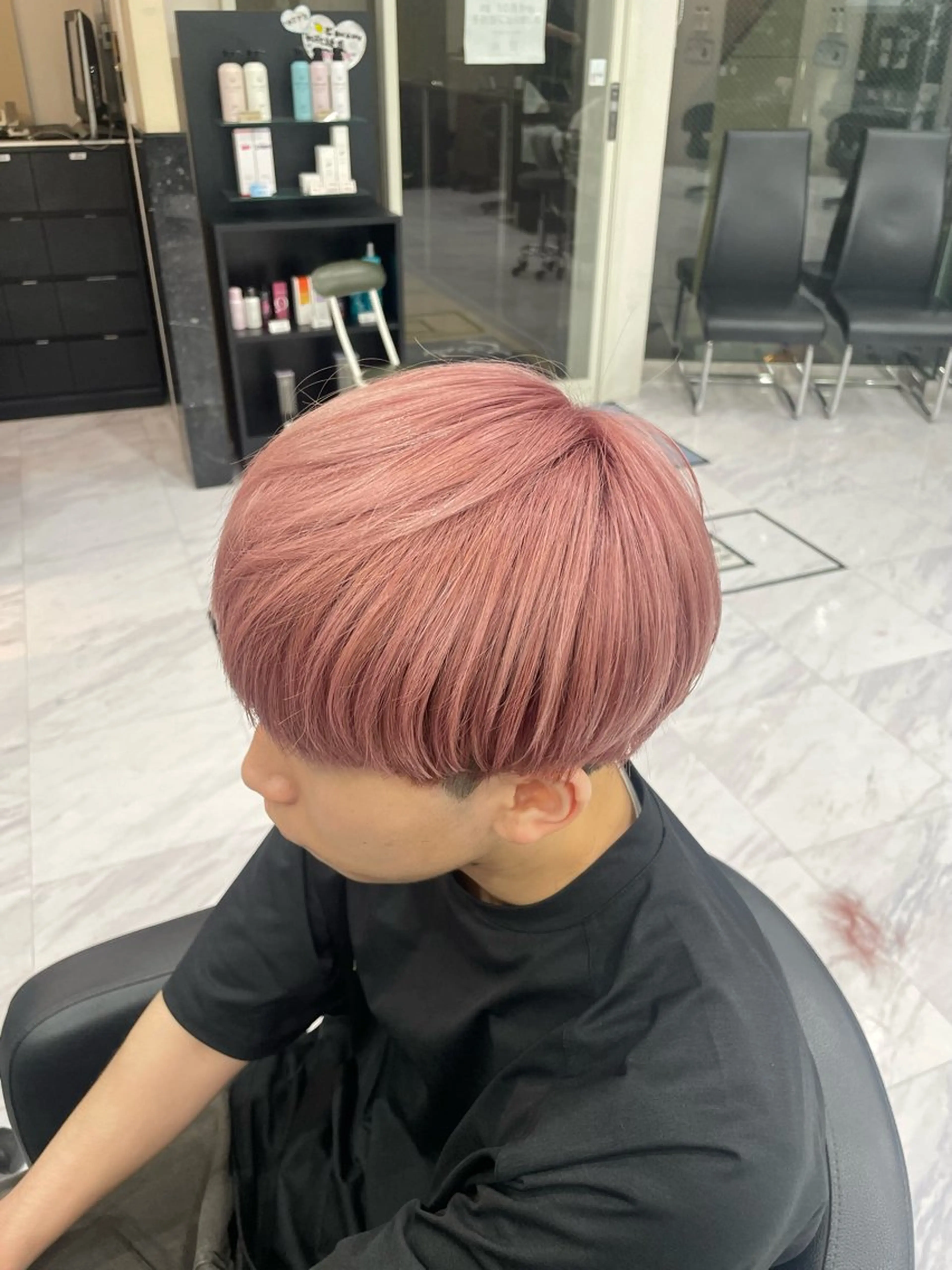 カラー メンズ カット ヘアカラー 🐥くまがい💛 ダブルカラー／パーマのヘアスタイル