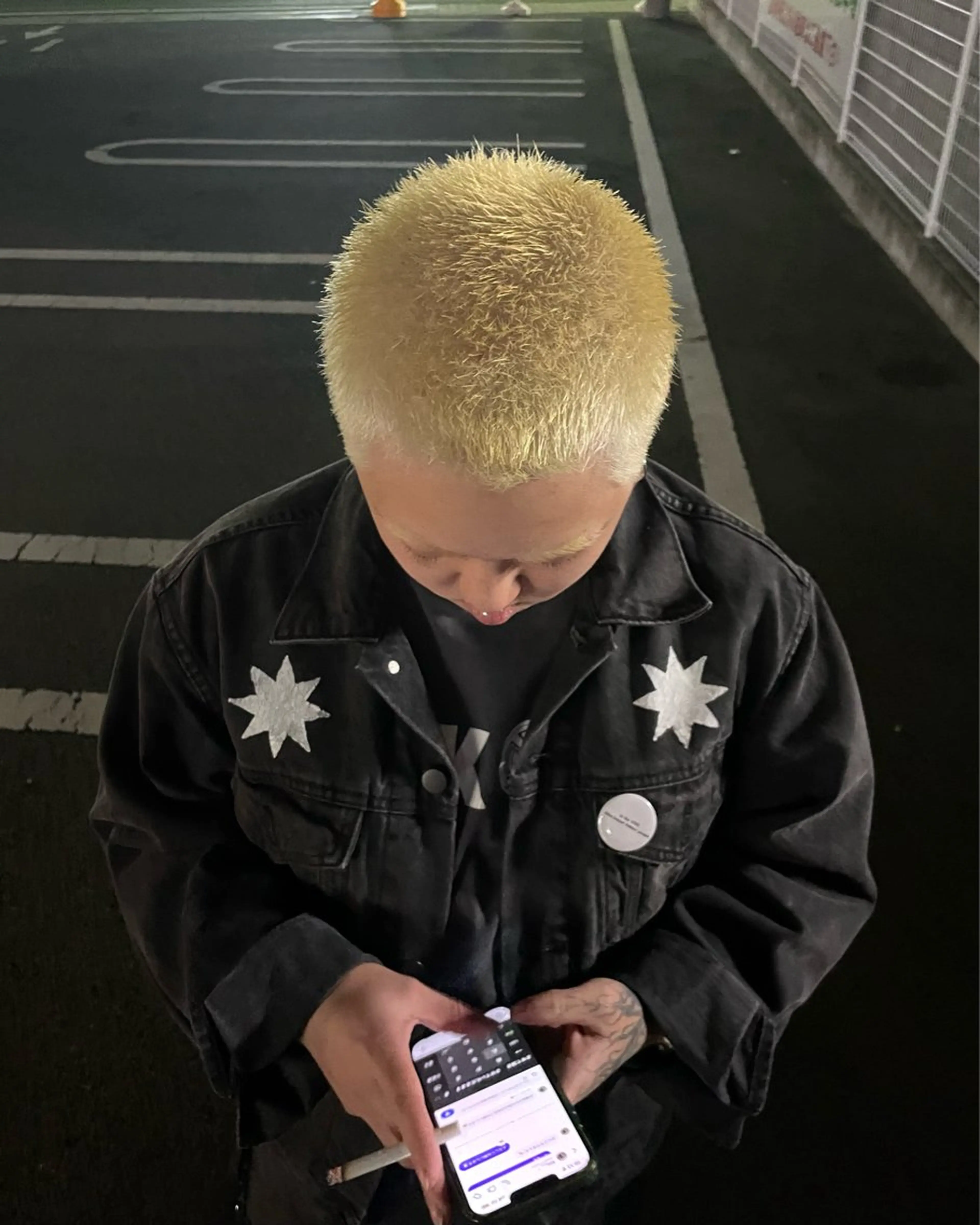 ショート カラー メンズ arti所属・坂口 歩夢のヘアスタイル