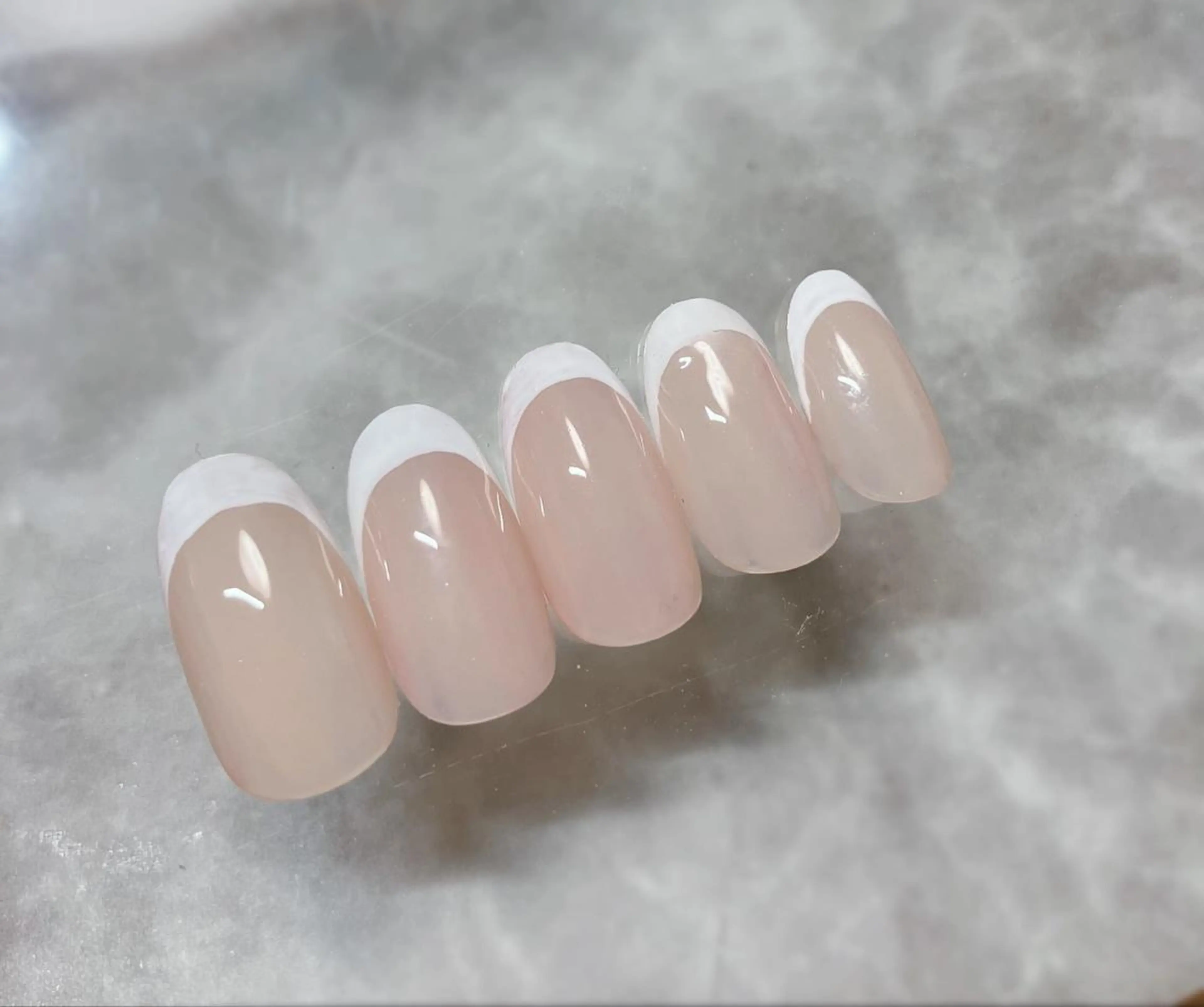 ネイル フレンチネイル ラメ(グリッター) ハンドネイル Mai Nail 本田舞のネイルデザイン