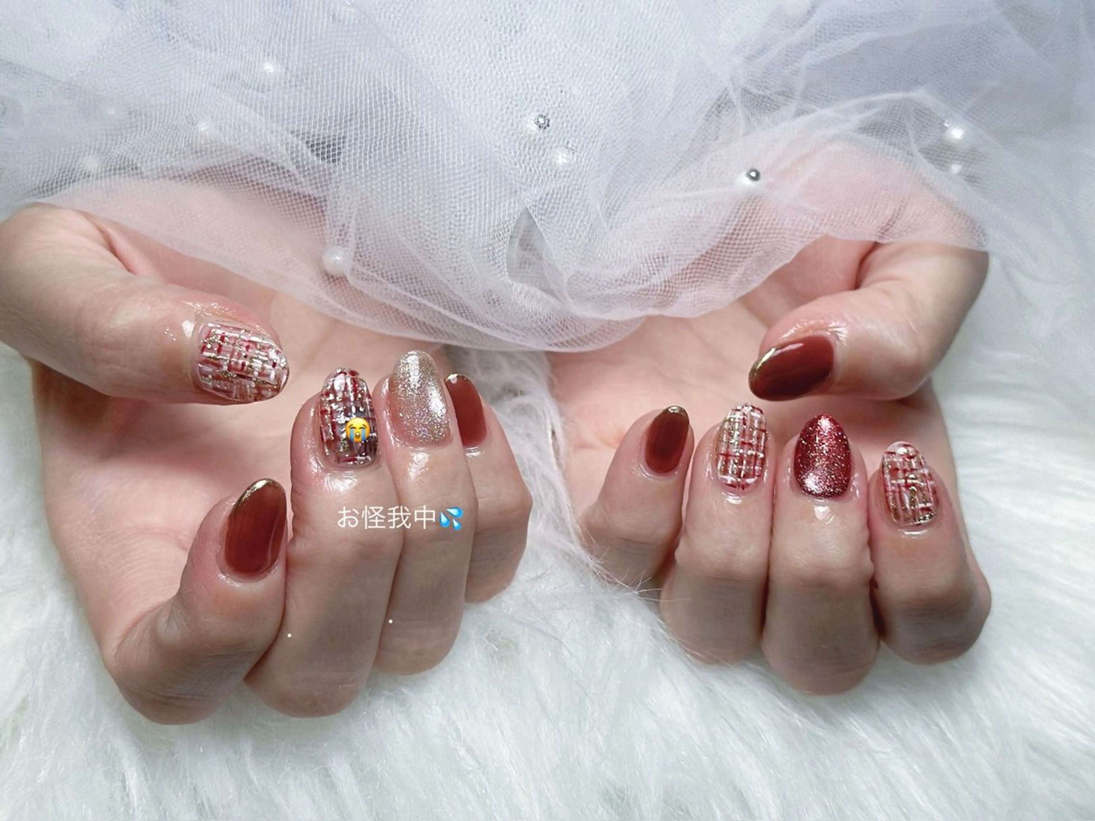 ネイル ハンドネイル 【Eclat エクラ】nail&beauty所属・Eclat〔エクラ〕 MOEKA𝜗𝜚*のネイルデザイン
