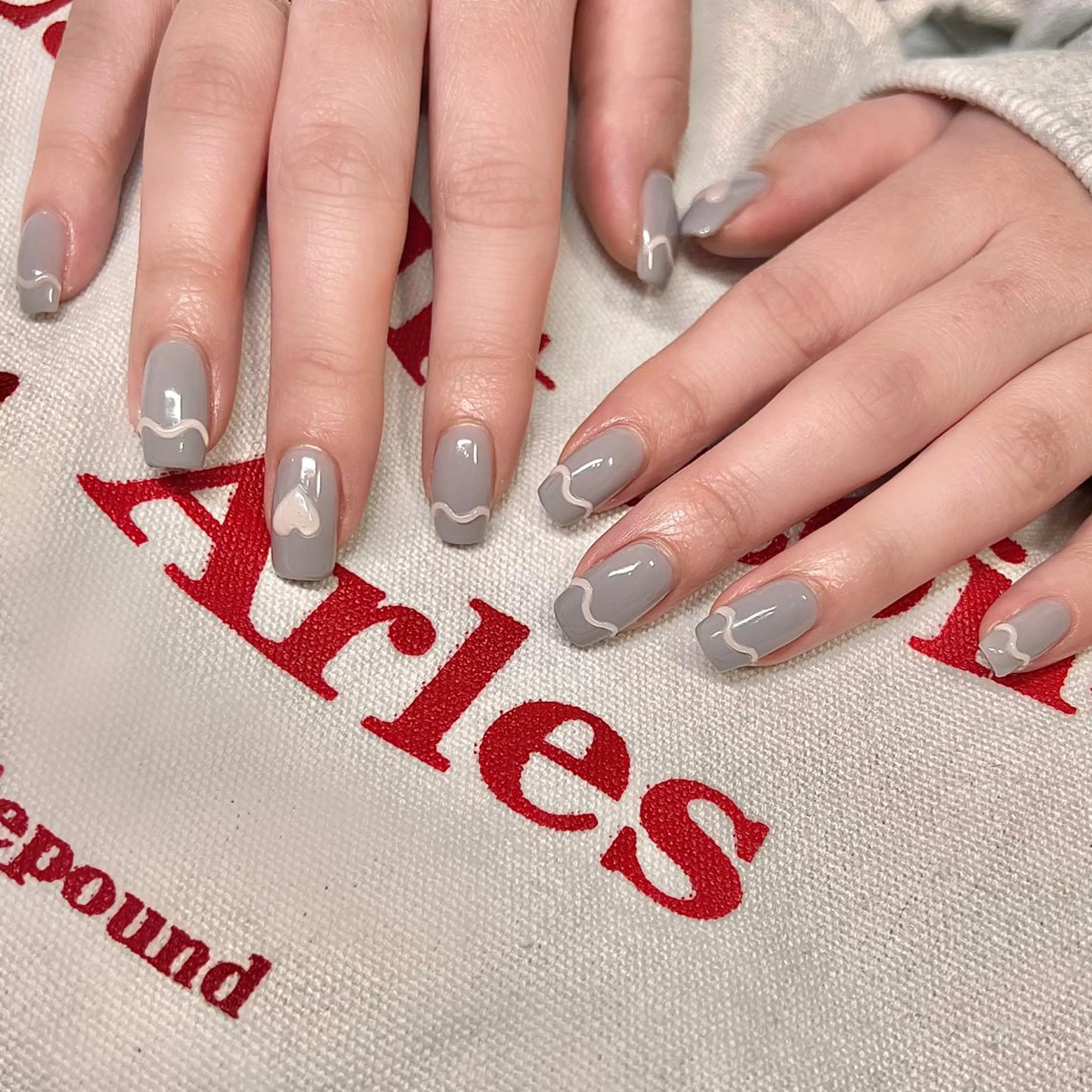 セミロング ネイル マツエク・マツパ ハンドネイル REVIA_nail maiのネイルデザイン