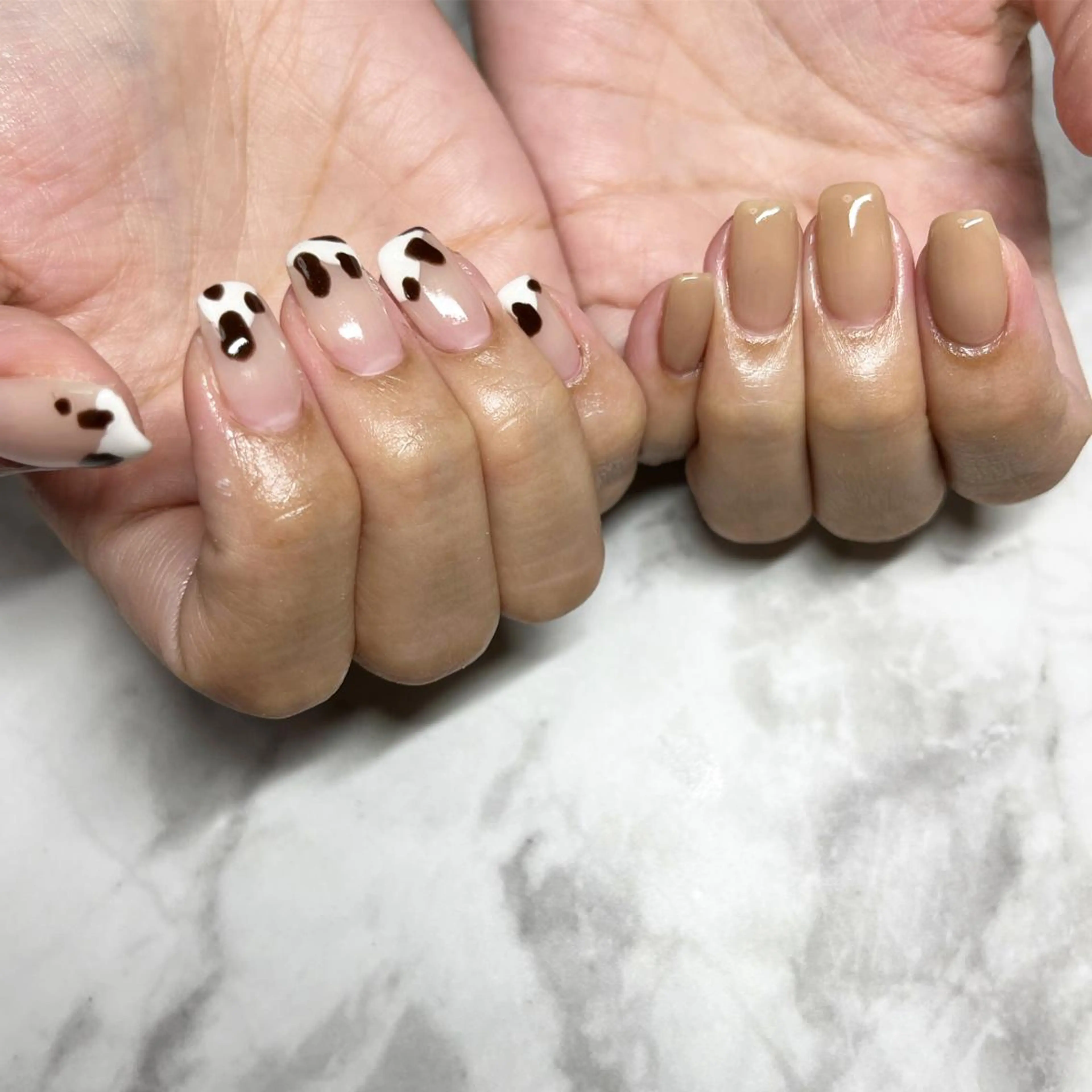 ネイル アニマル柄 持ち込み 587nail *のネイルデザイン