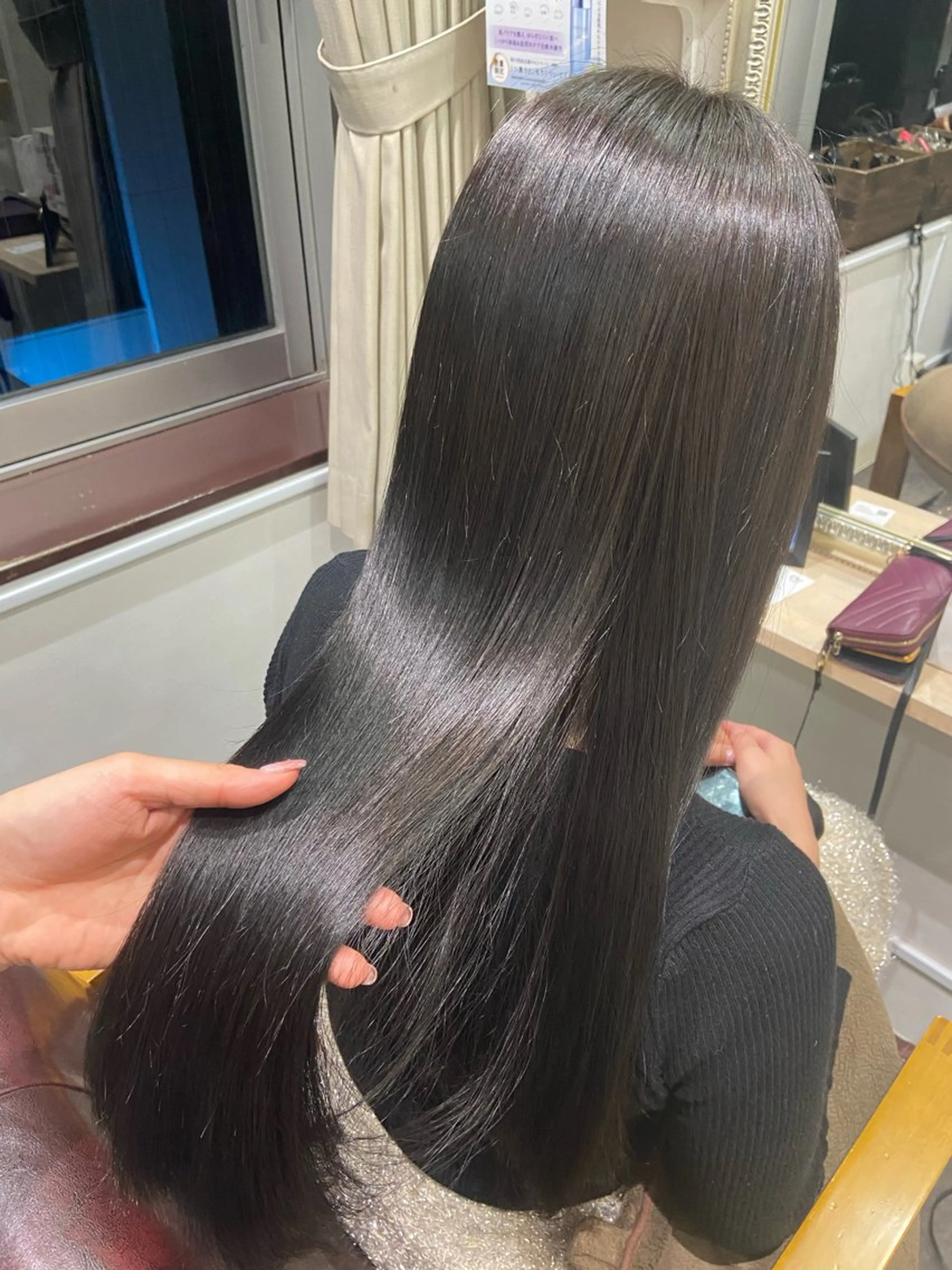 ロング カラー 透明感カラー グレージュ オリーブグレージュ オリーブグレー est-r.Fukuoka 福岡博多店所属・est-r. Arisaのヘアスタイル