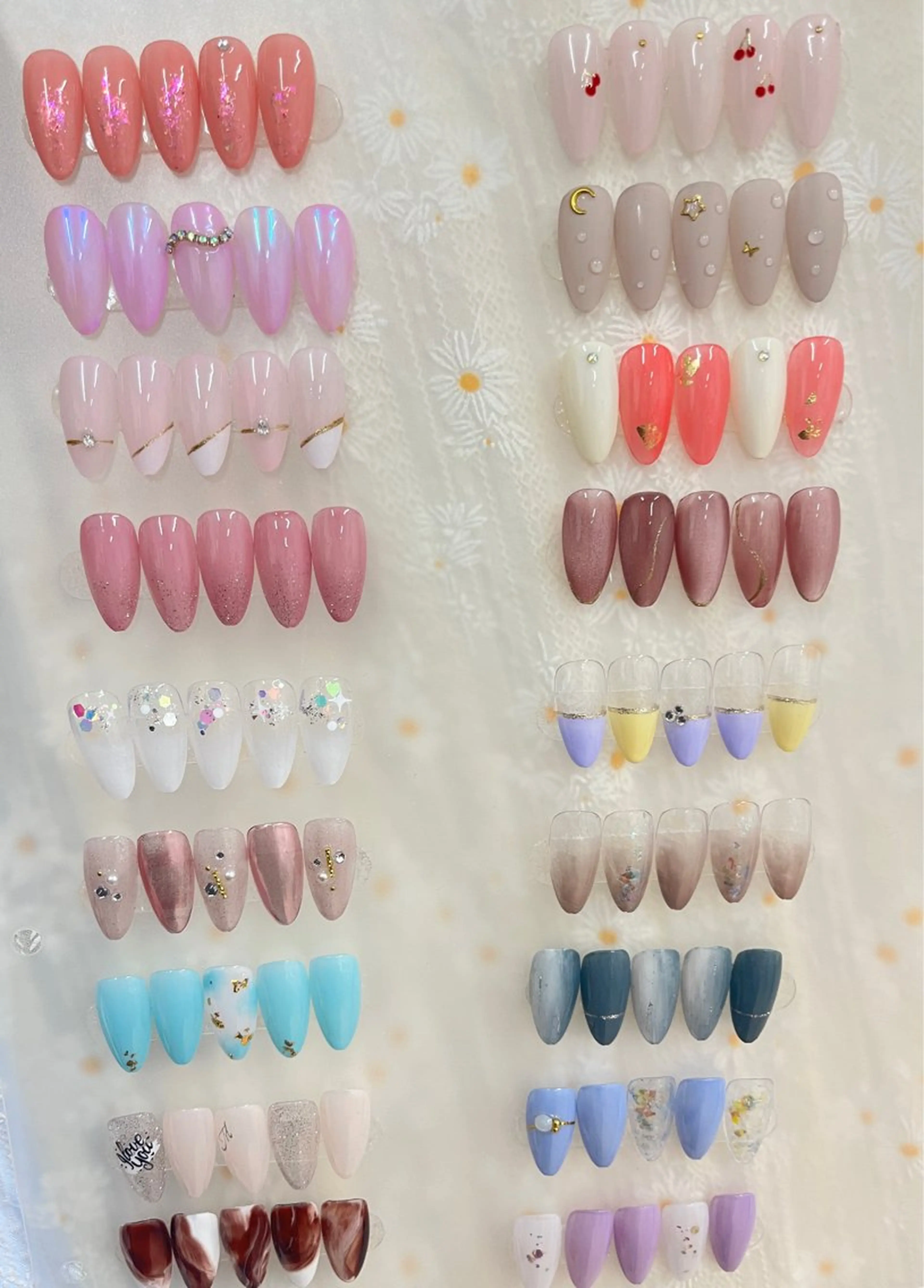 ネイル オフィスネイル シンプルネイル candy nail 韓国風ワンホンネイルのネイルデザイン
