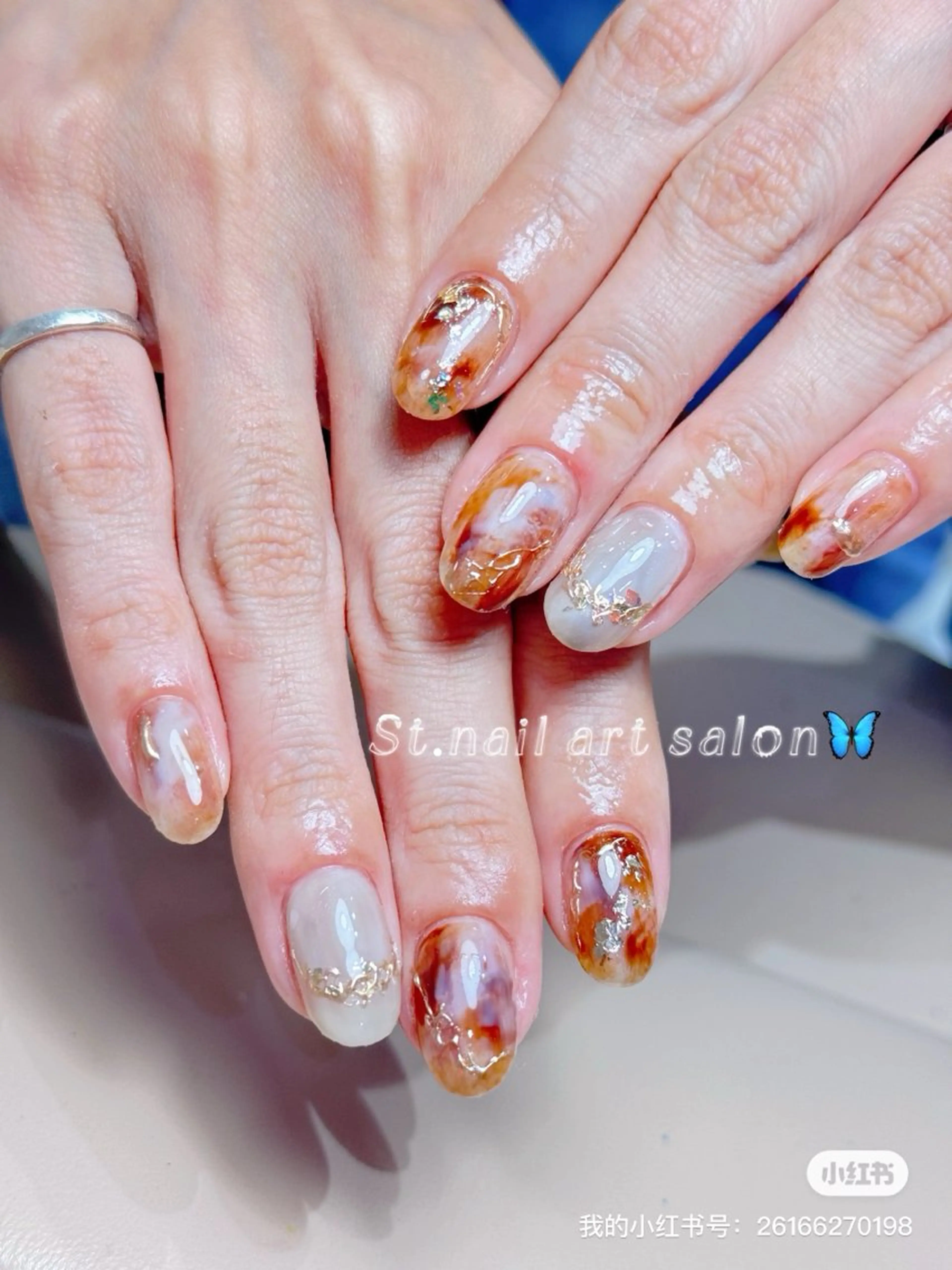 ネイル ニュアンスネイル ハンドネイル St.nail momoのネイルデザイン
