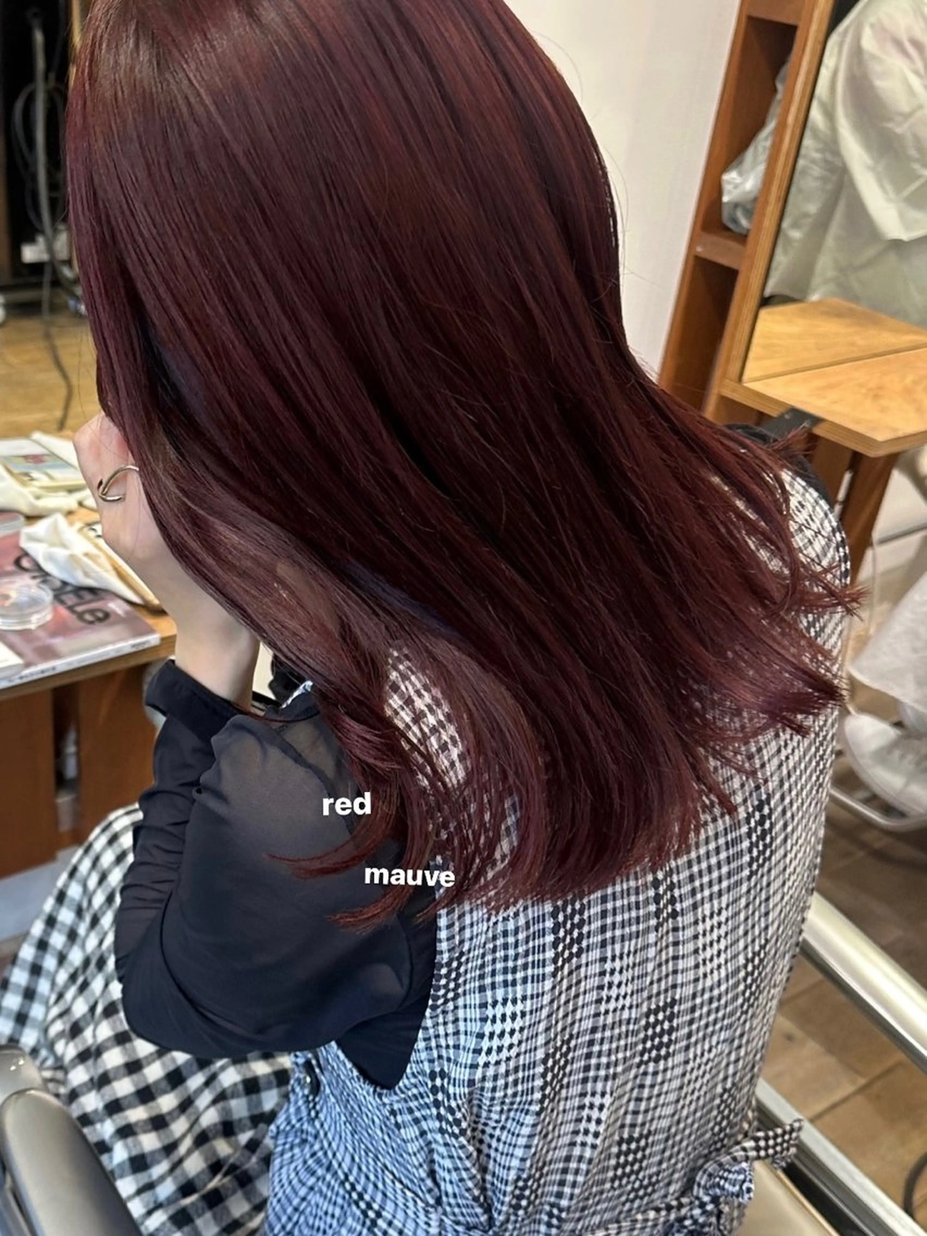 ミディアム カラー カット ヘアカラー トリートメント 暖色/レイヤーカット 🌙オノユリカのヘアスタイル