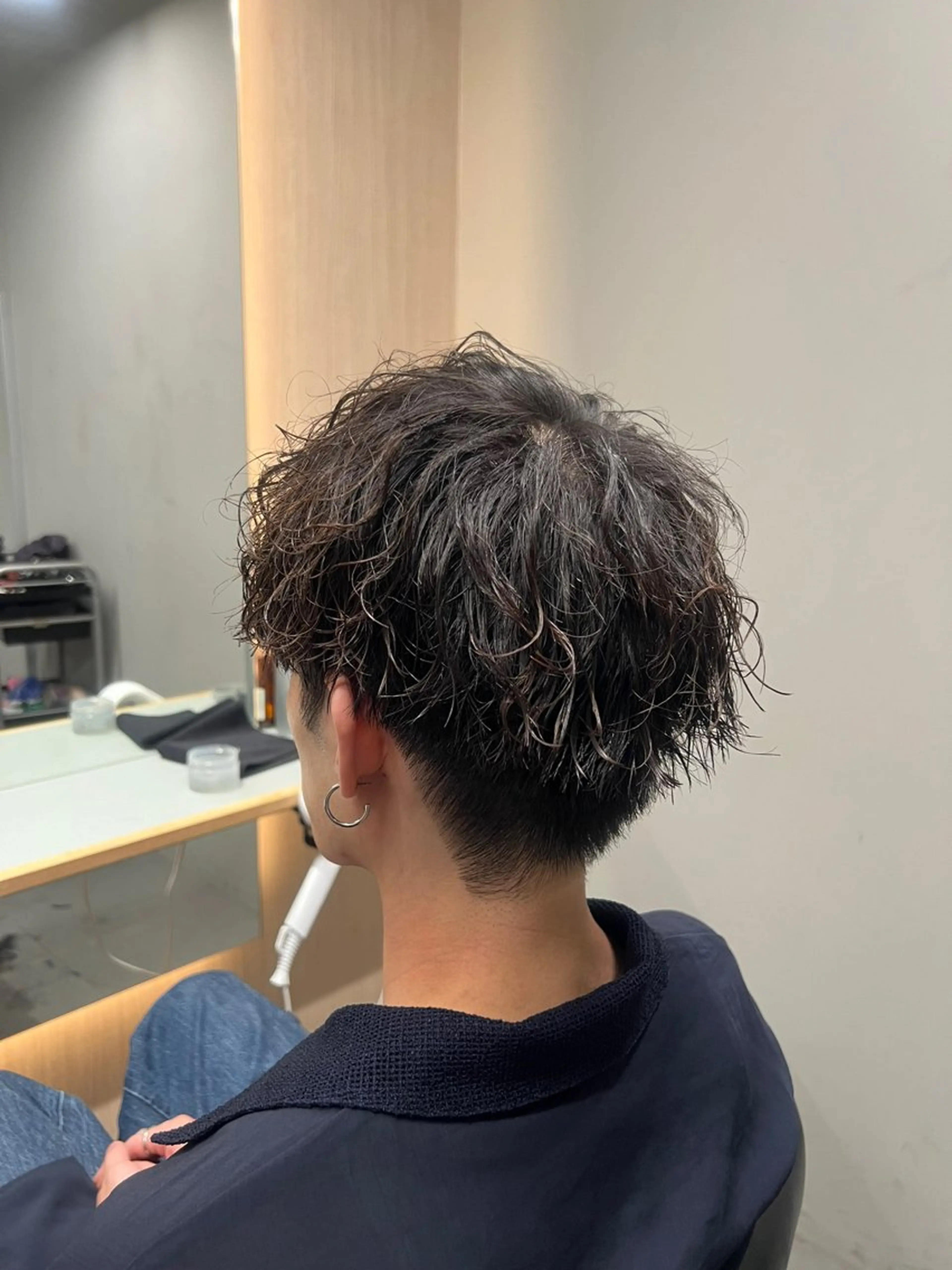 パーマ メンズ メンズパーマ 波巻きパーマ カット パーマ トリートメント 👑立川No.1筋肉 美容師👑しゅーとのヘアスタイル