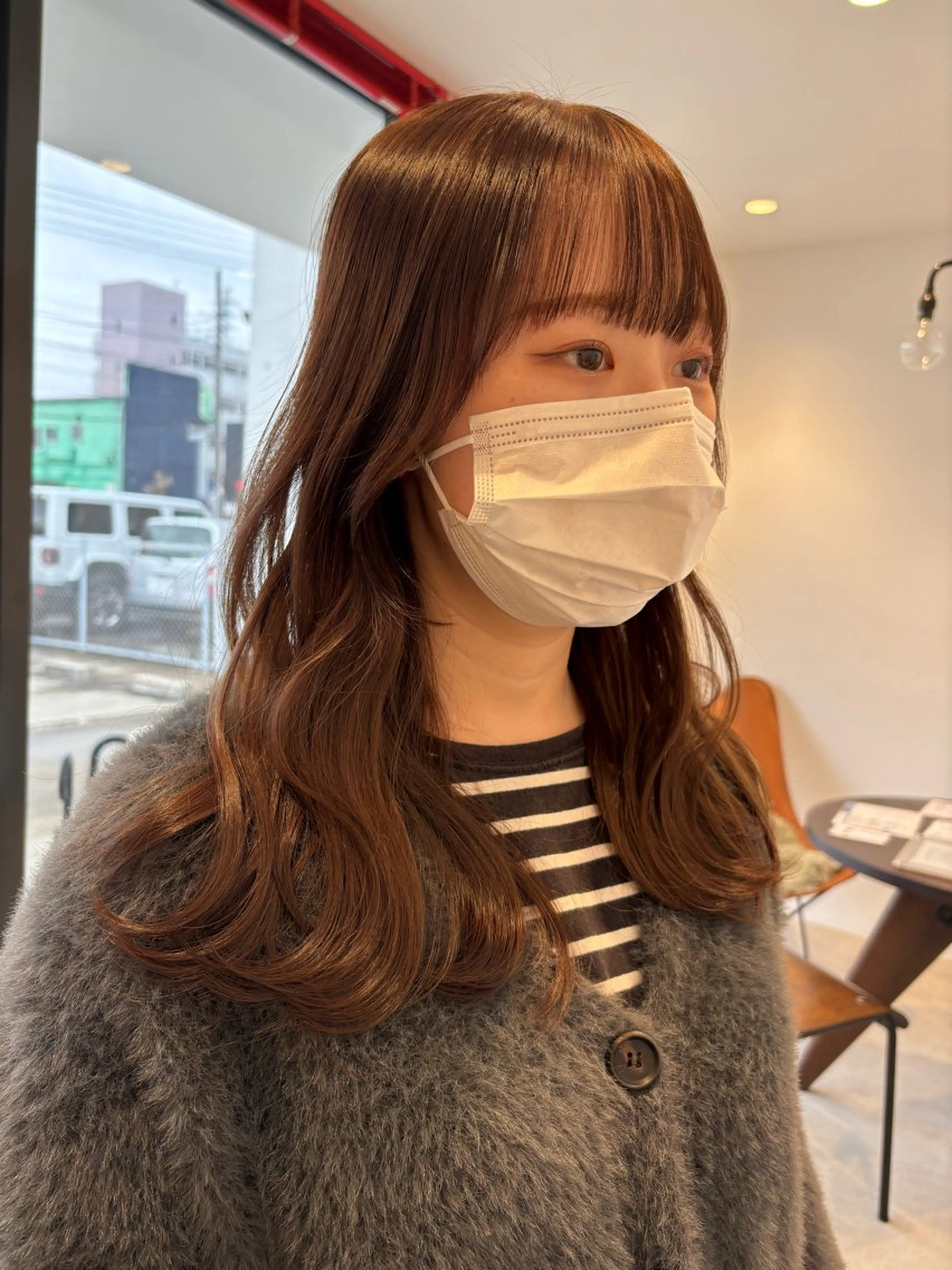 ロング アッシュ アッシュブラウン KEYMAN HARUKAのマツエク・マツパデザイン