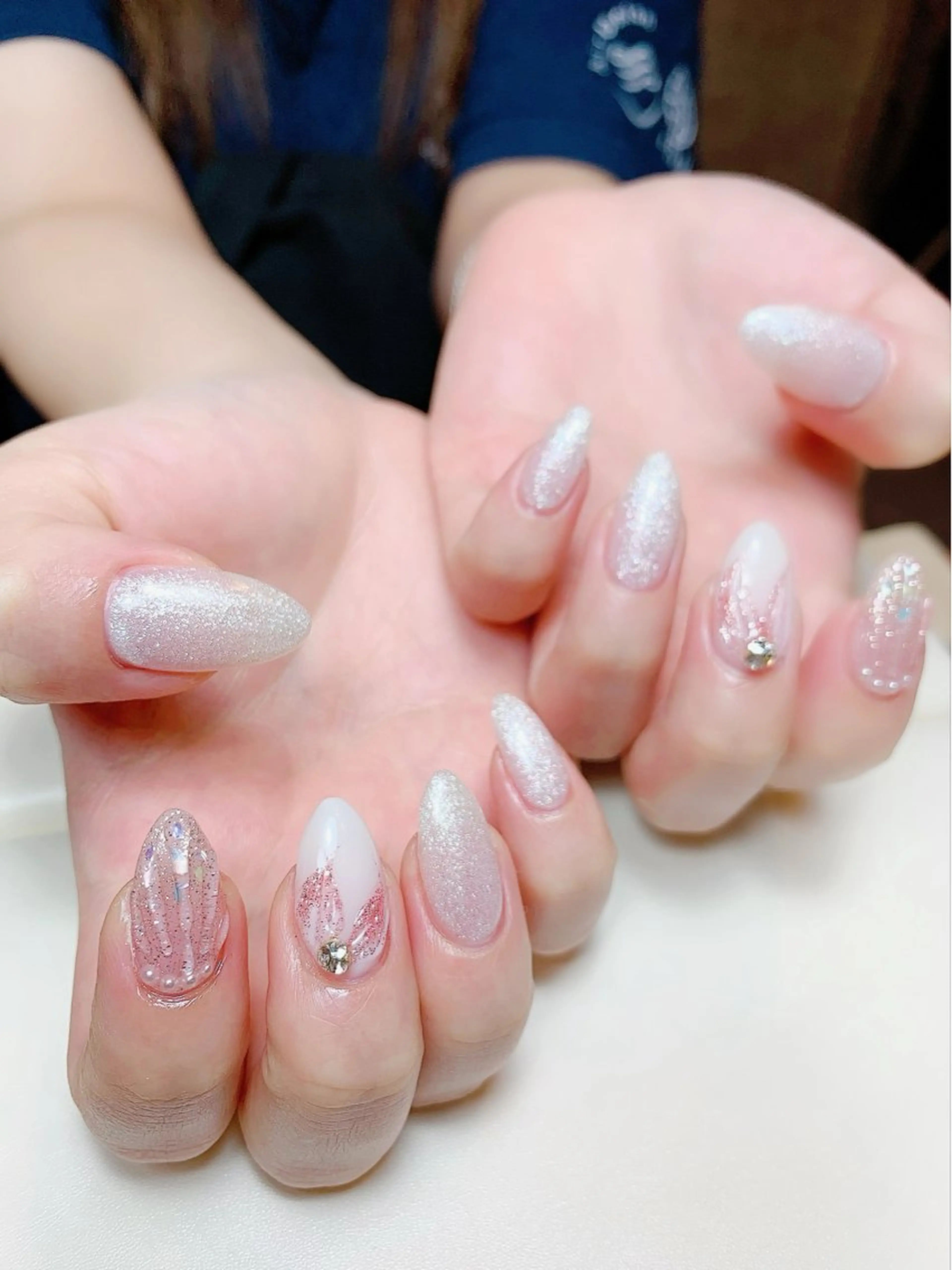 ネイル ピンク ハンドネイル Nail Salon R.N アールドットエヌ所属・R.N アールドットエヌのネイルデザイン