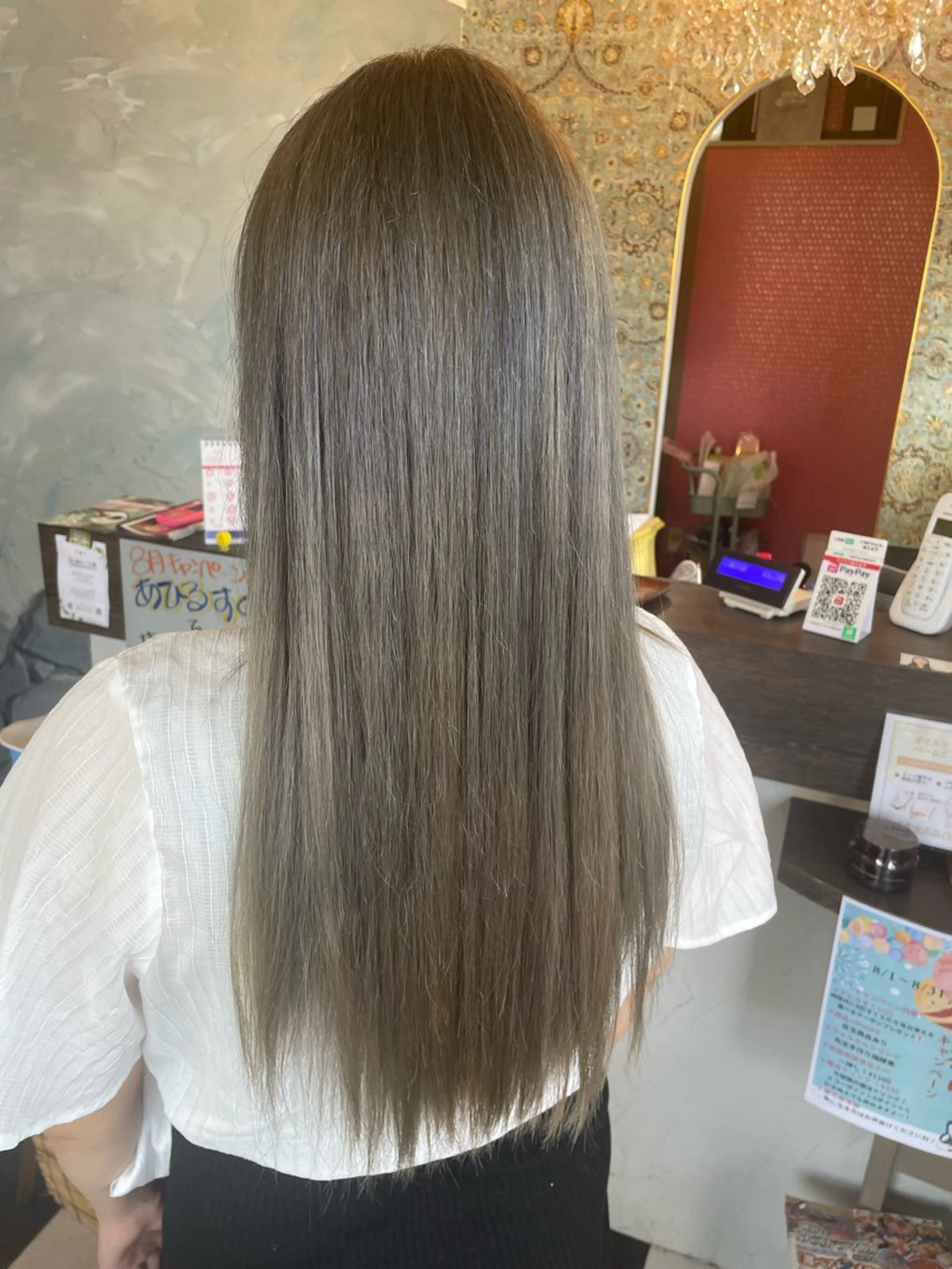 ロング ヘアカラー hair  make echo所属・hair make echo滿木あい花のヘアスタイル