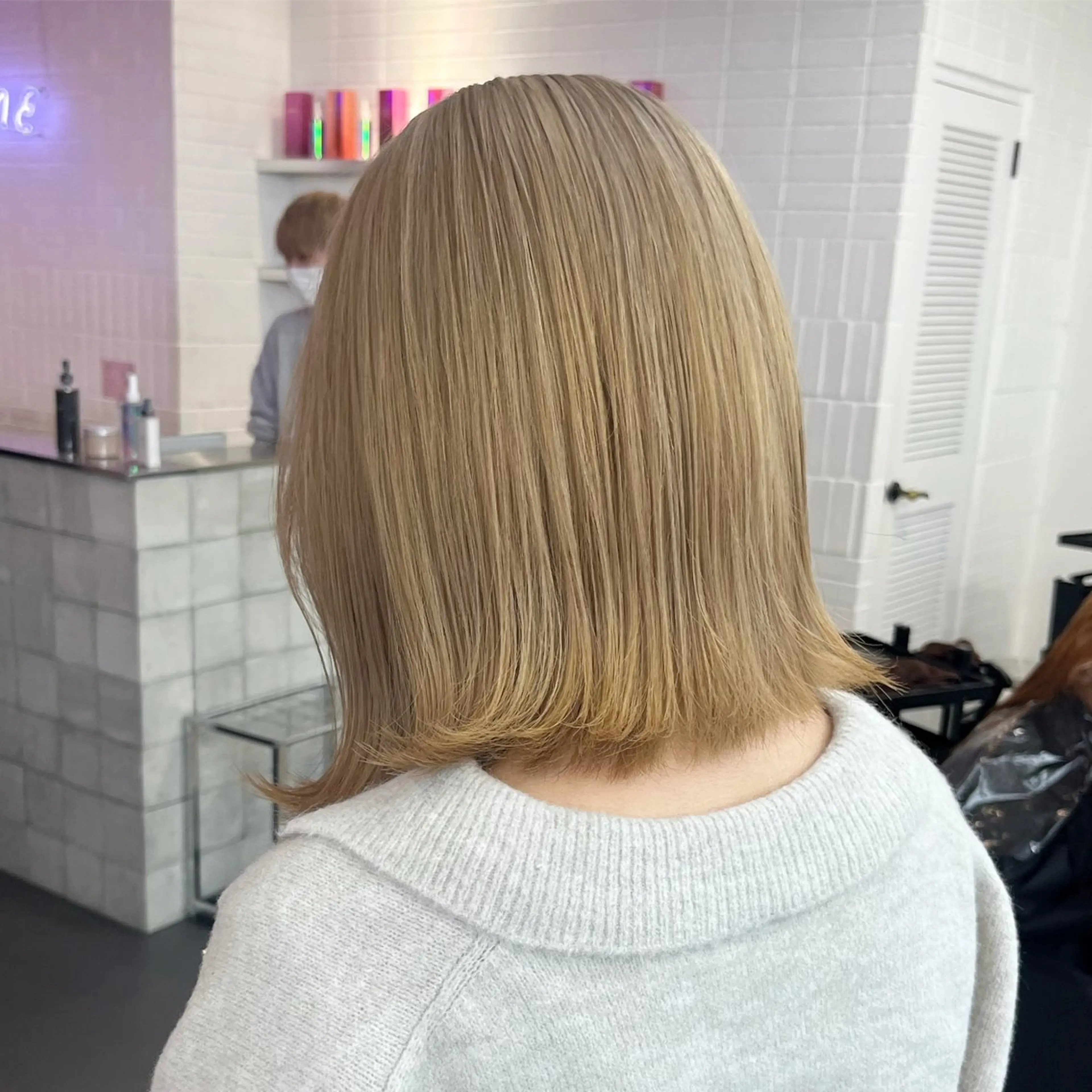 ミディアム カラー ベージュカラー ブロンド ブロンドベージュ 🍒暖色✖️レイヤー ／Haruna🍒のヘアスタイル
