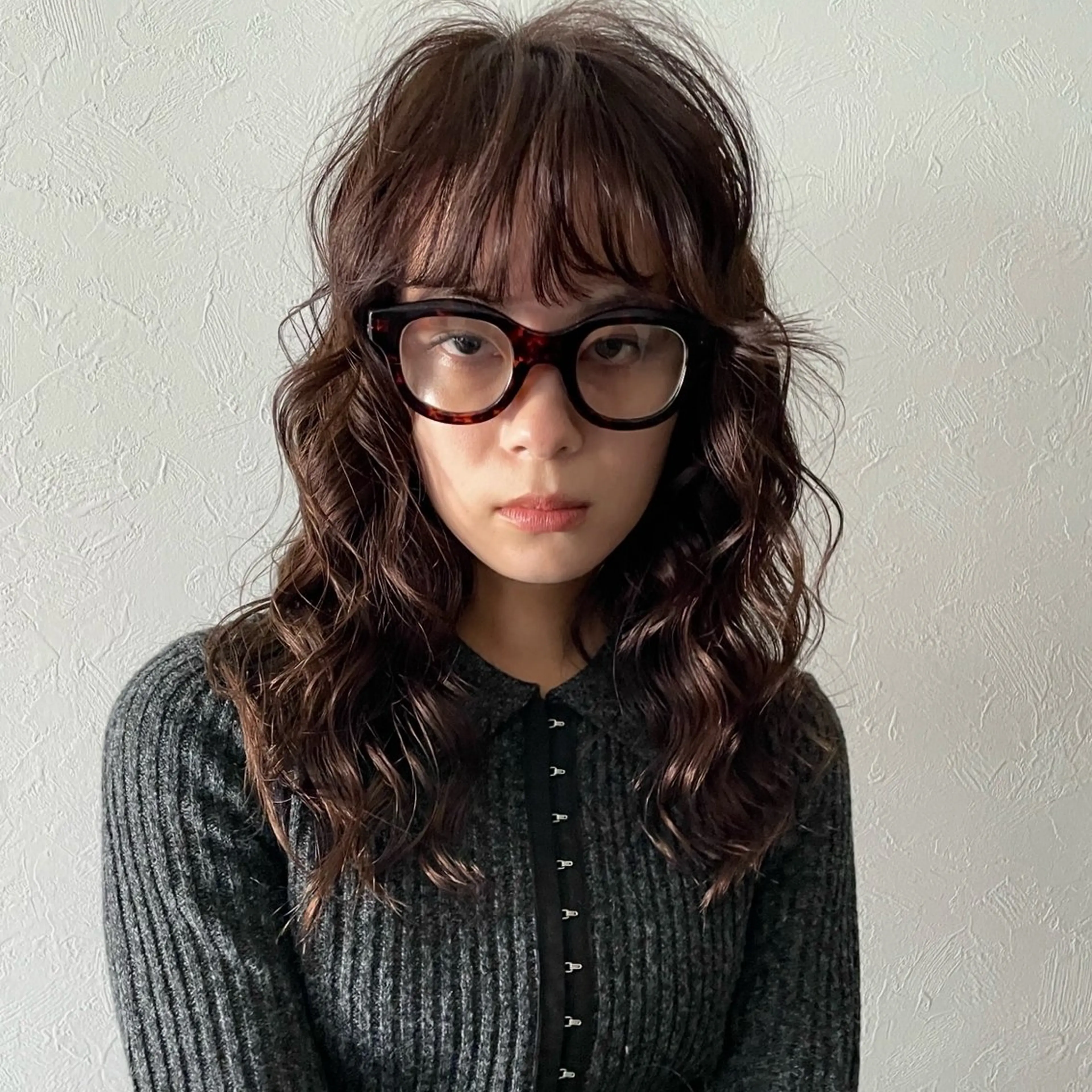 セミロング パーマ カット パーマ トリートメント 野村矩樂/パーマ /縮毛矯正のヘアスタイル