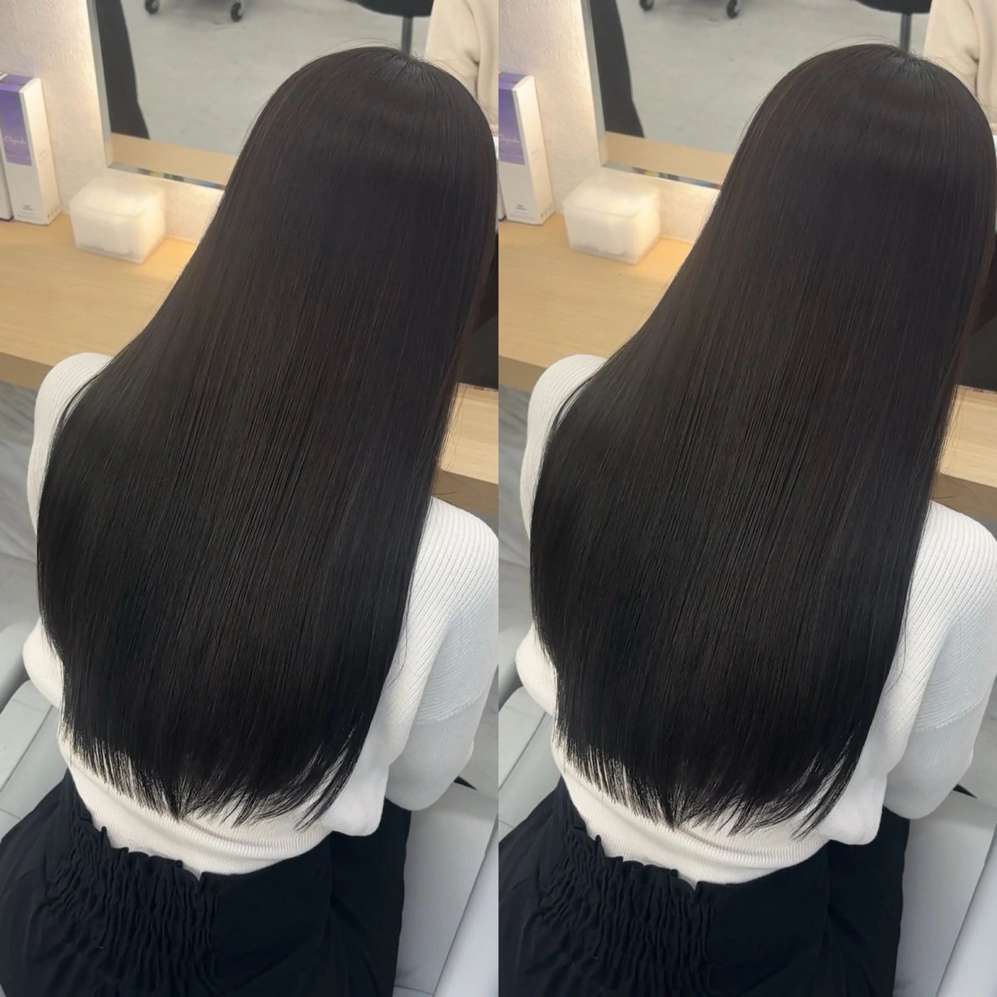 ロング 縮毛矯正 トリートメント 新宿No.1艶髪矯正 美艶カラー/FUKAのヘアスタイル