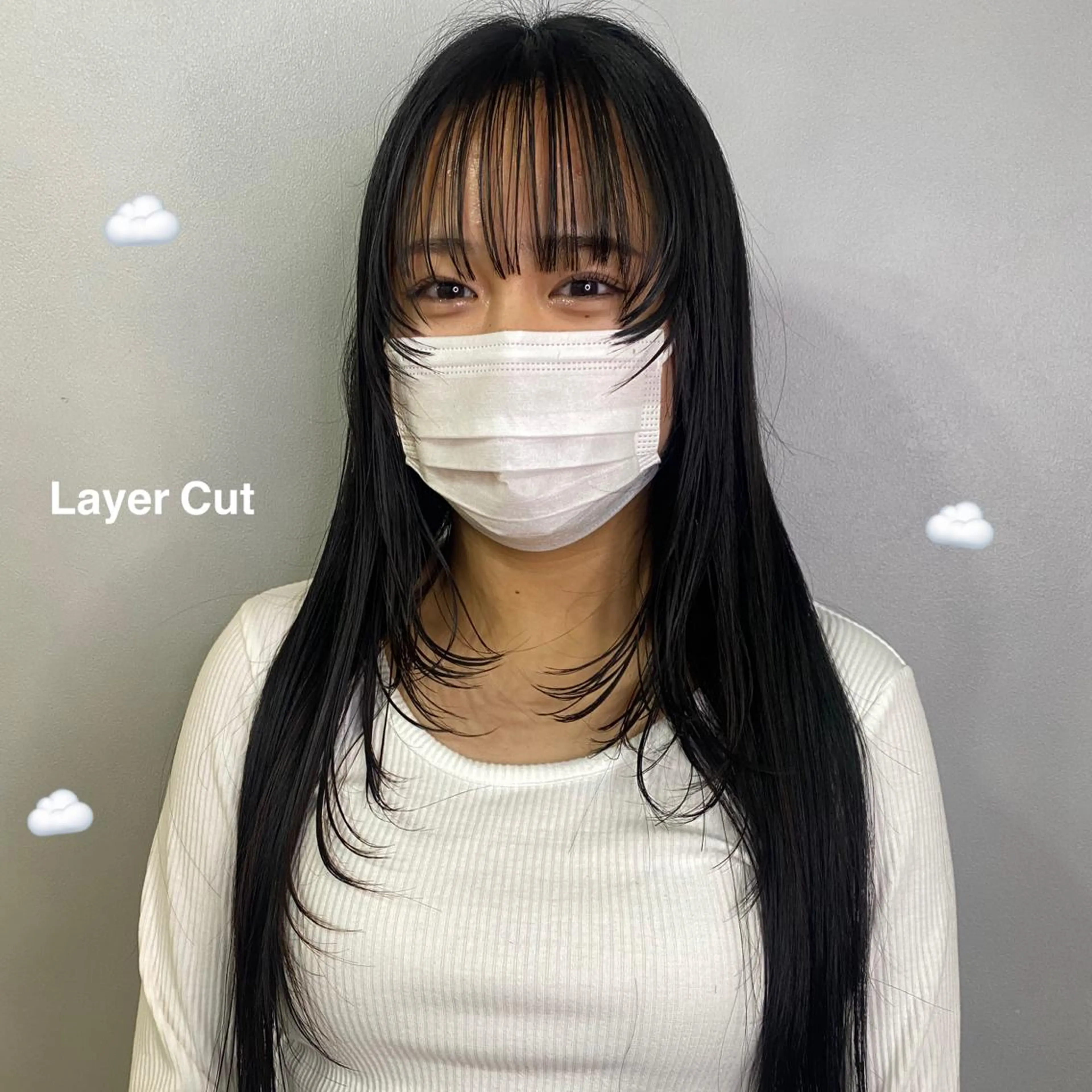 ロング レイヤーカット ロング SOURCE 茶屋町所属・SOURCE 茶屋町　奥井杏奈のヘアスタイル