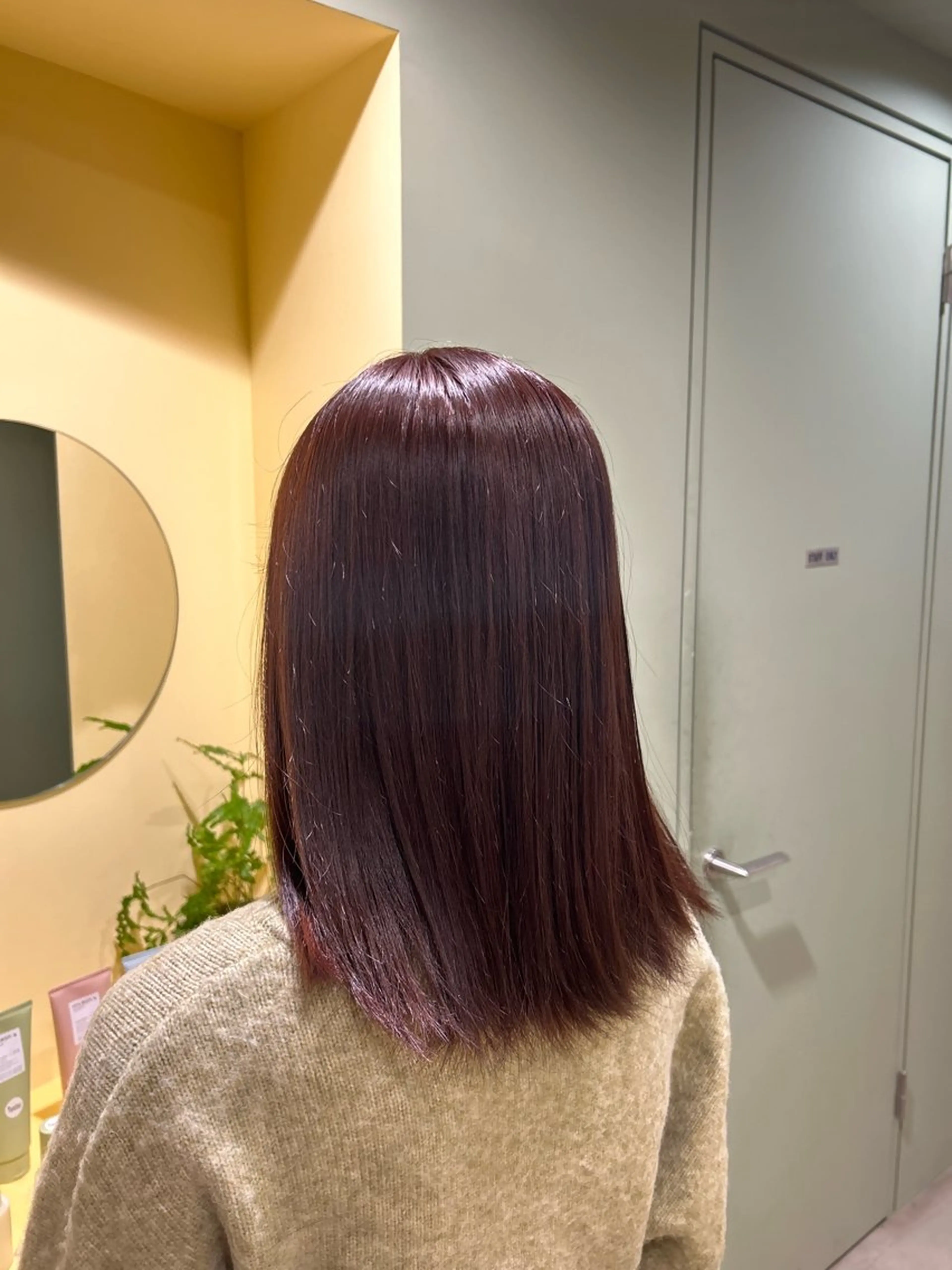 ミディアム カラー カット ヘアカラー uta所属・カットモデル募集 トモカのヘアスタイル