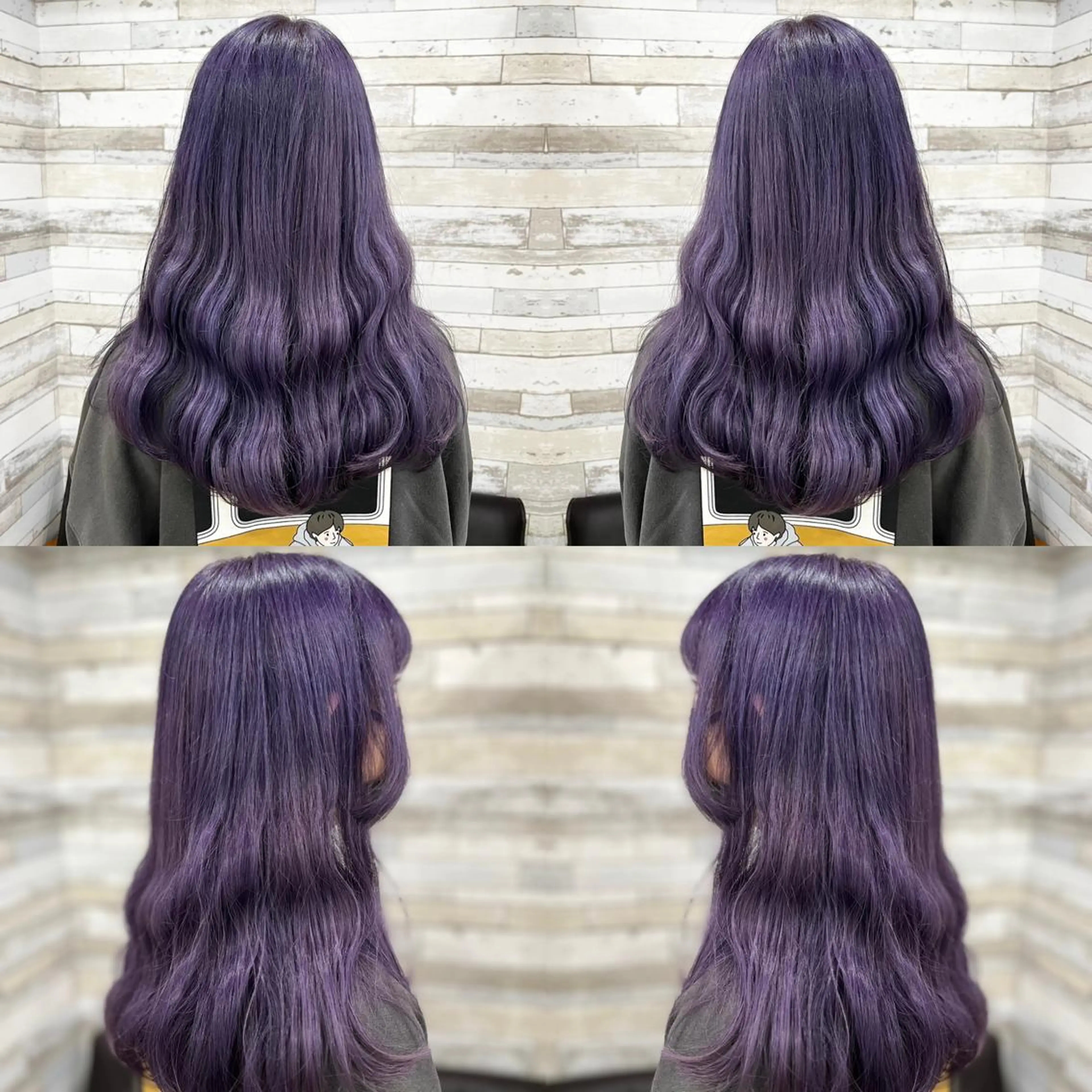 ロング カラー ヘアカラー トリートメント "PEPPU "所属・派手髪、透明感カラー ショートヘアShinのヘアスタイル