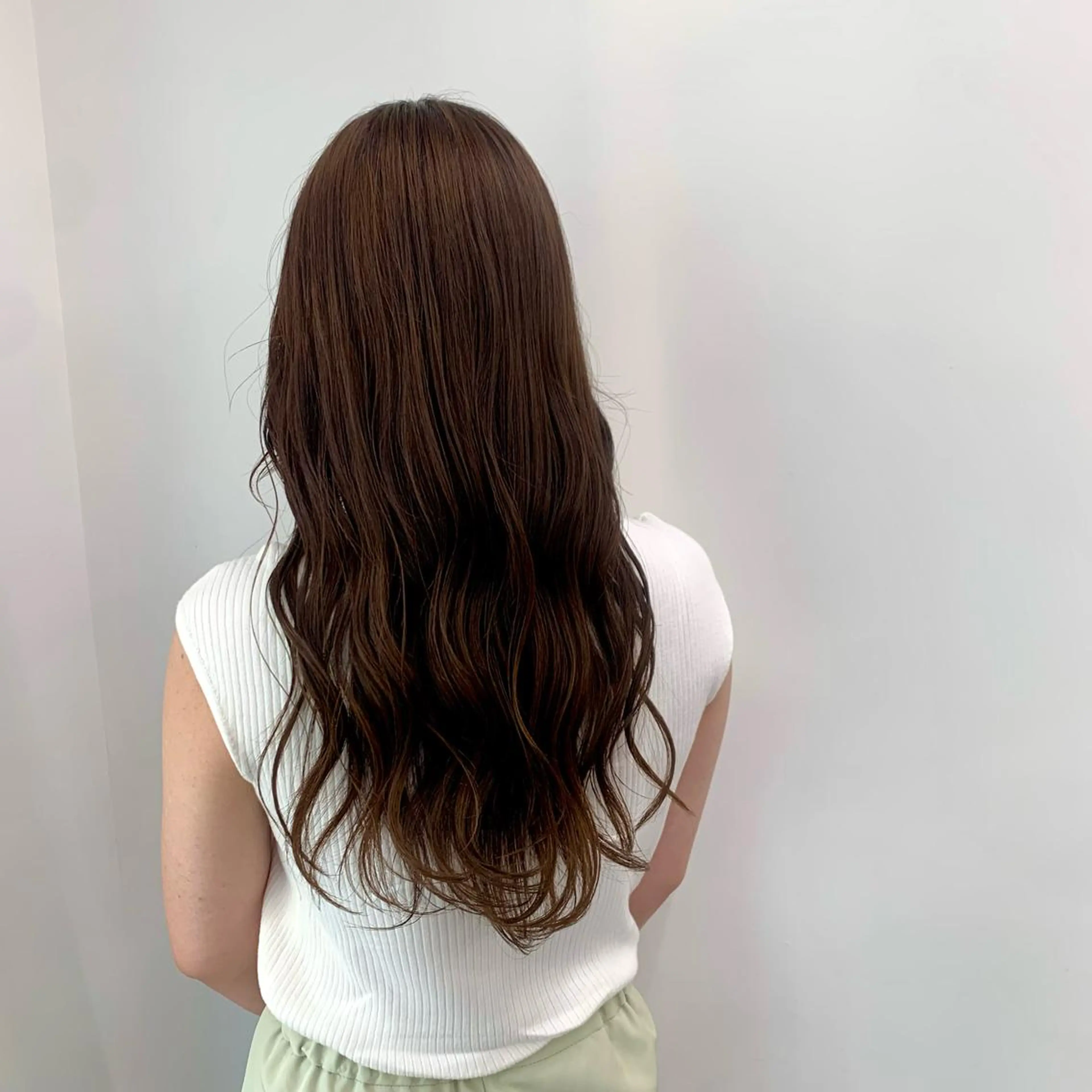 カラー 美髪縮毛矯正🫧 艶カラー/スズカのヘアスタイル