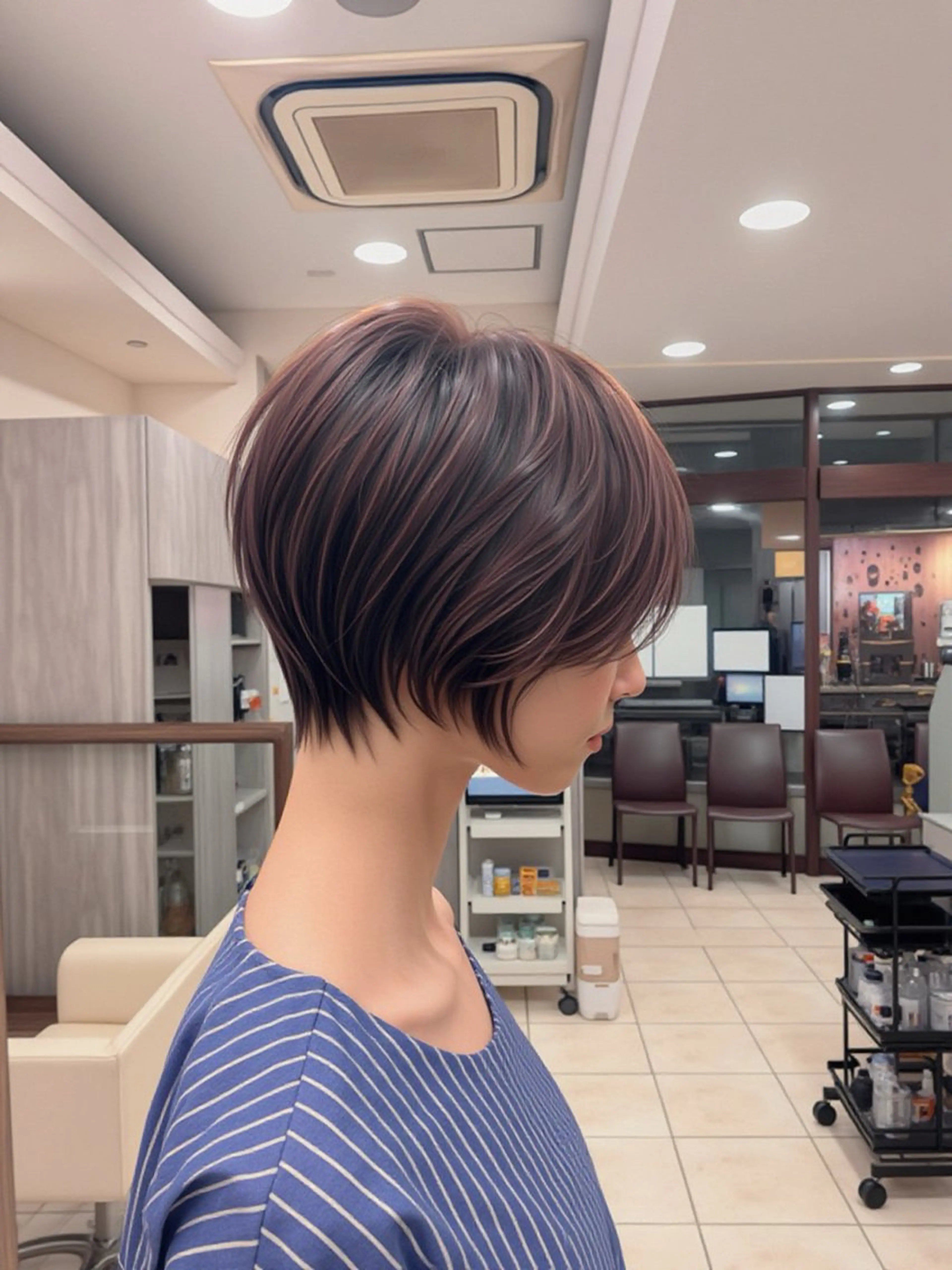 ショート カット ヘアカラー トリートメント ✨髪質改善・縮毛矯正 専門美容室マーベルのヘアスタイル