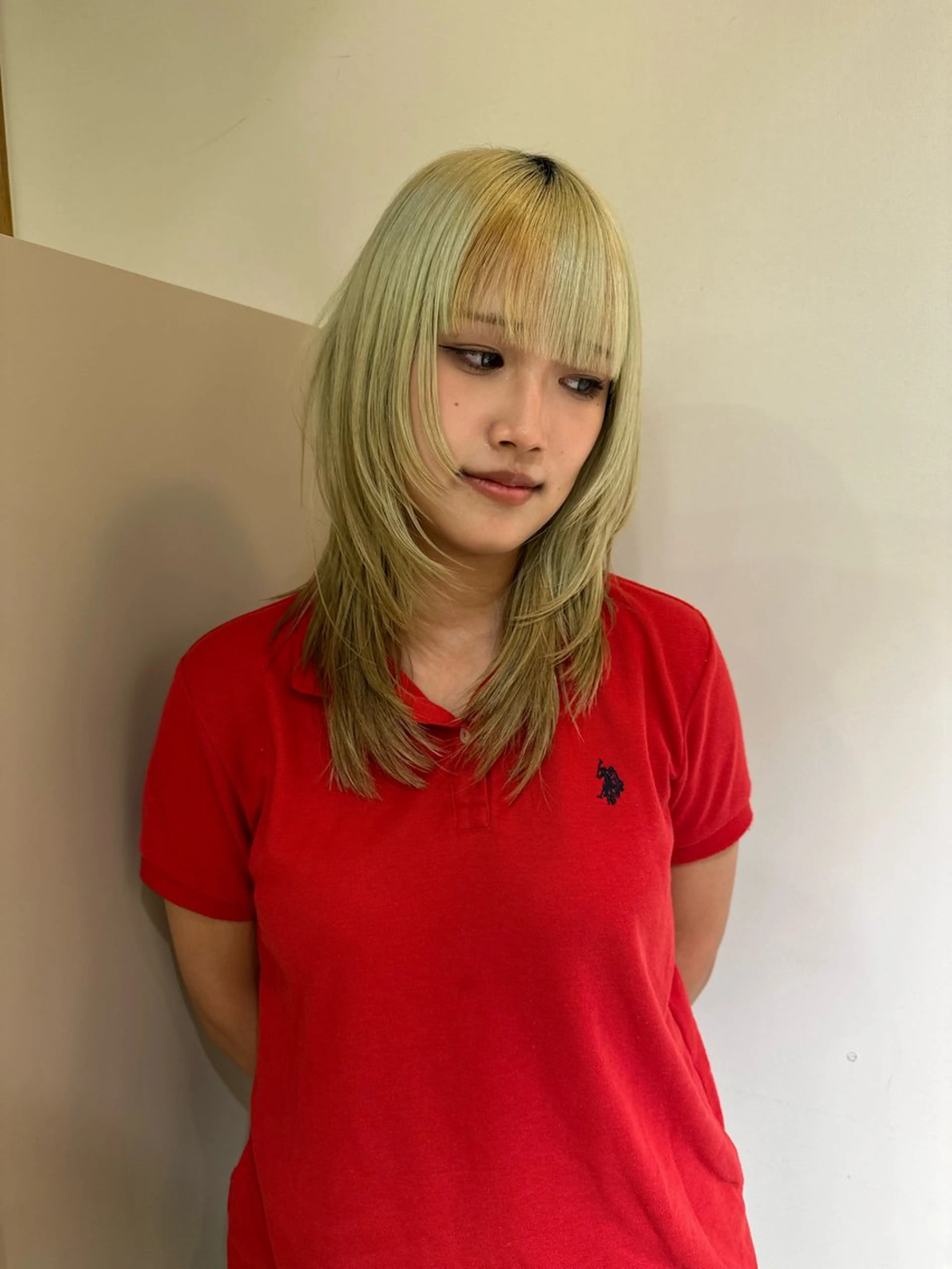 セミロング そーた/メンズ/ デザインカラー/のヘアスタイル