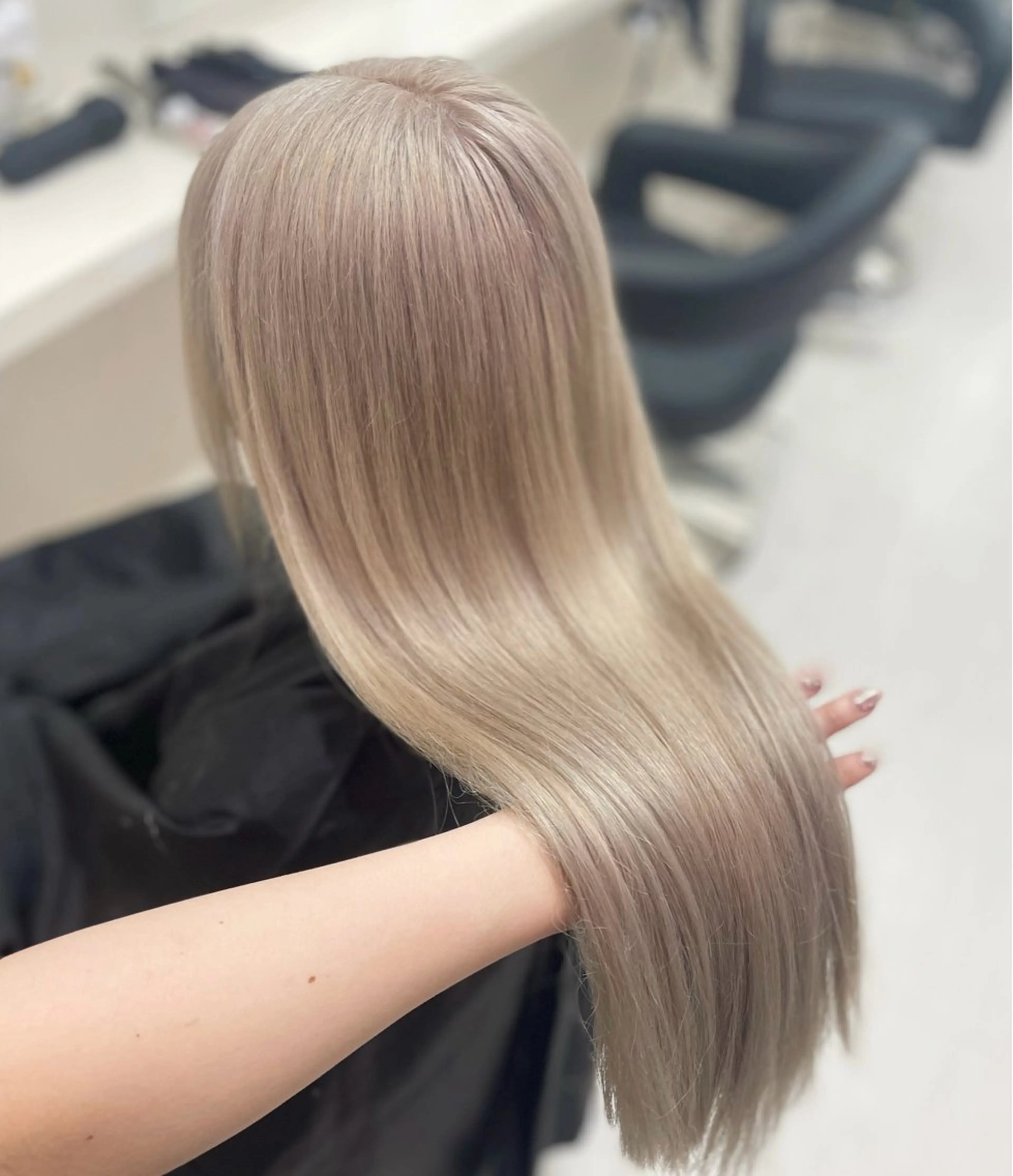 ロング ヘアカラー トリートメント 🎀淡めモテカラー WAKANA🎀のヘアスタイル