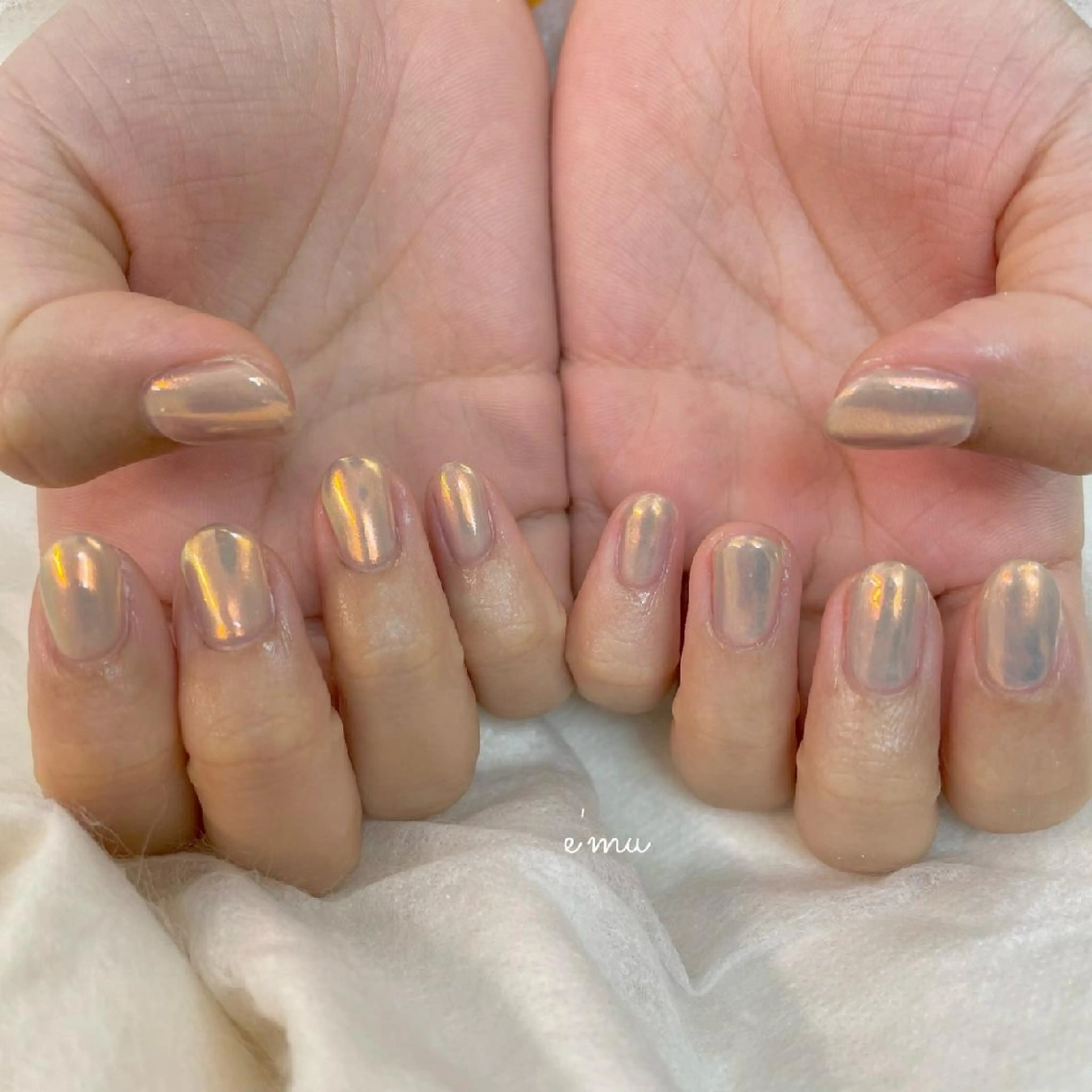 ネイル オーロラネイル nail salon e'mu💐のネイルデザイン