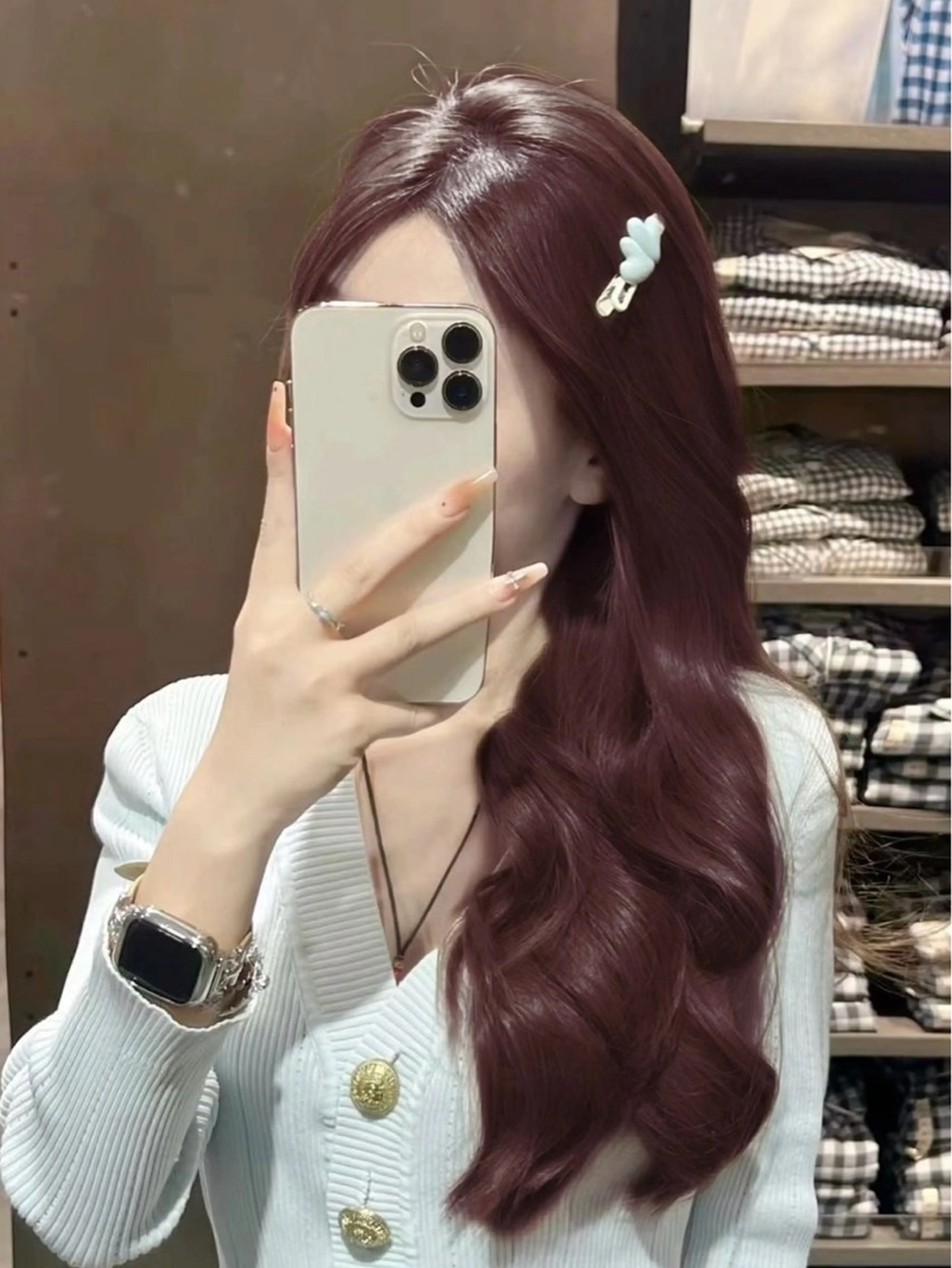 ロング カラー ヘアアレンジ ヘアカラー ヘッドスパ ヘアセット Nanako 🎀 暖色girly🪽‪のヘアスタイル